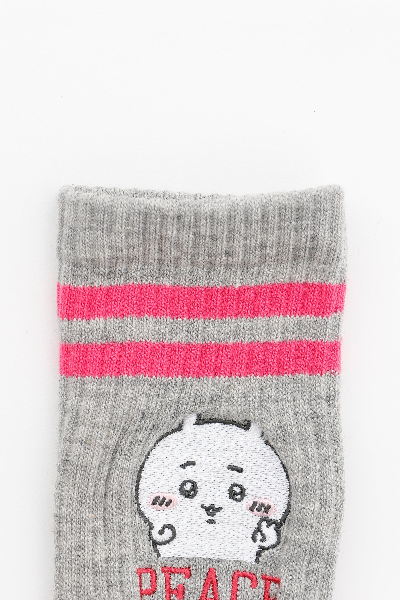 ちいかわ ソックス ピース ちいかわ 杢グレー 23-25cm