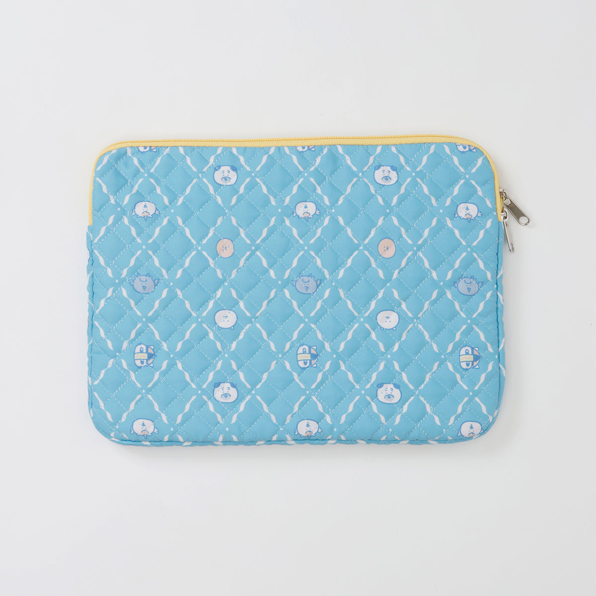 ナガノ　ケース ナガノキャラクターズ マルチケース お顔ならび ブルー