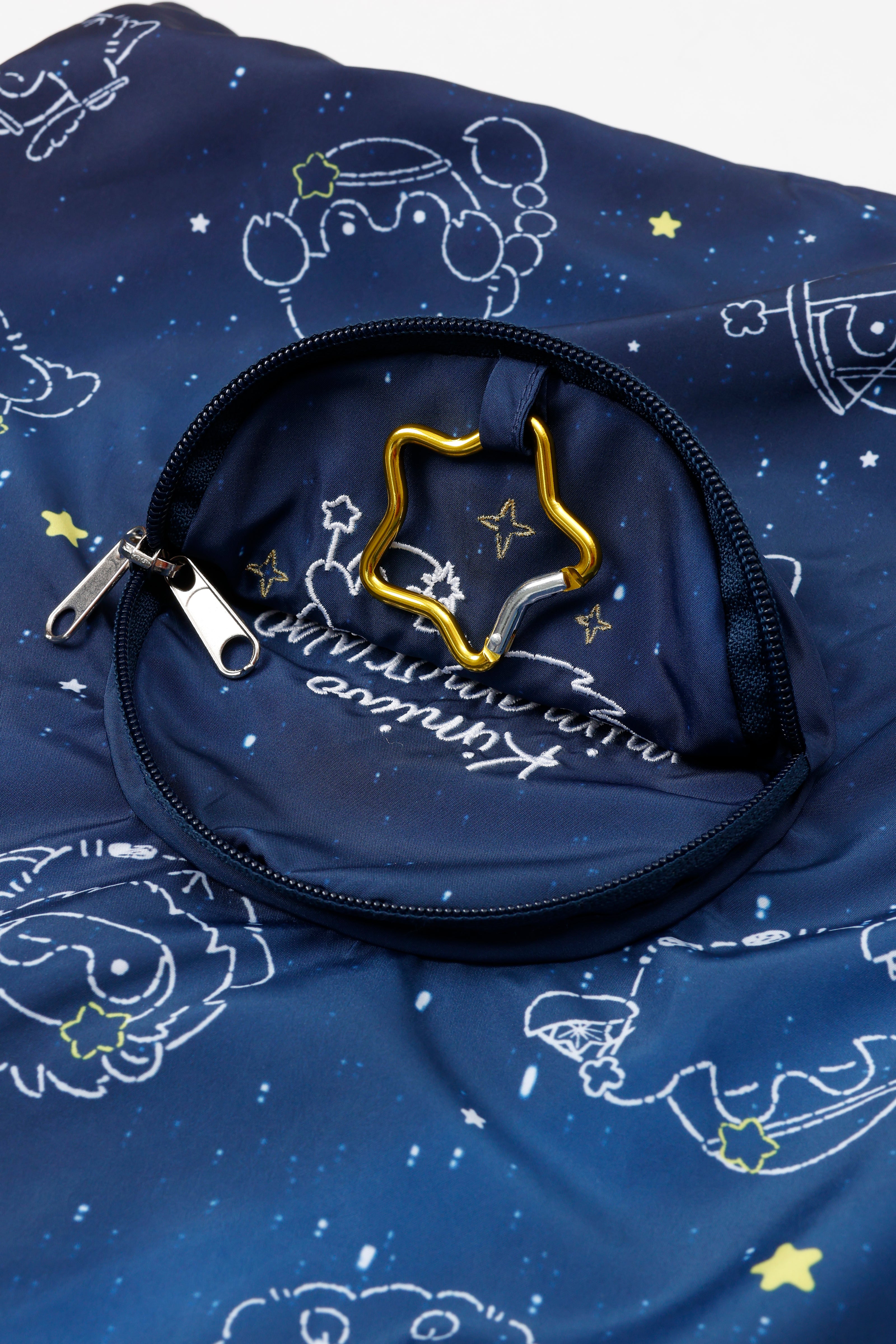 コウペンちゃん エコバッグ 君を見守るよ ネイビー