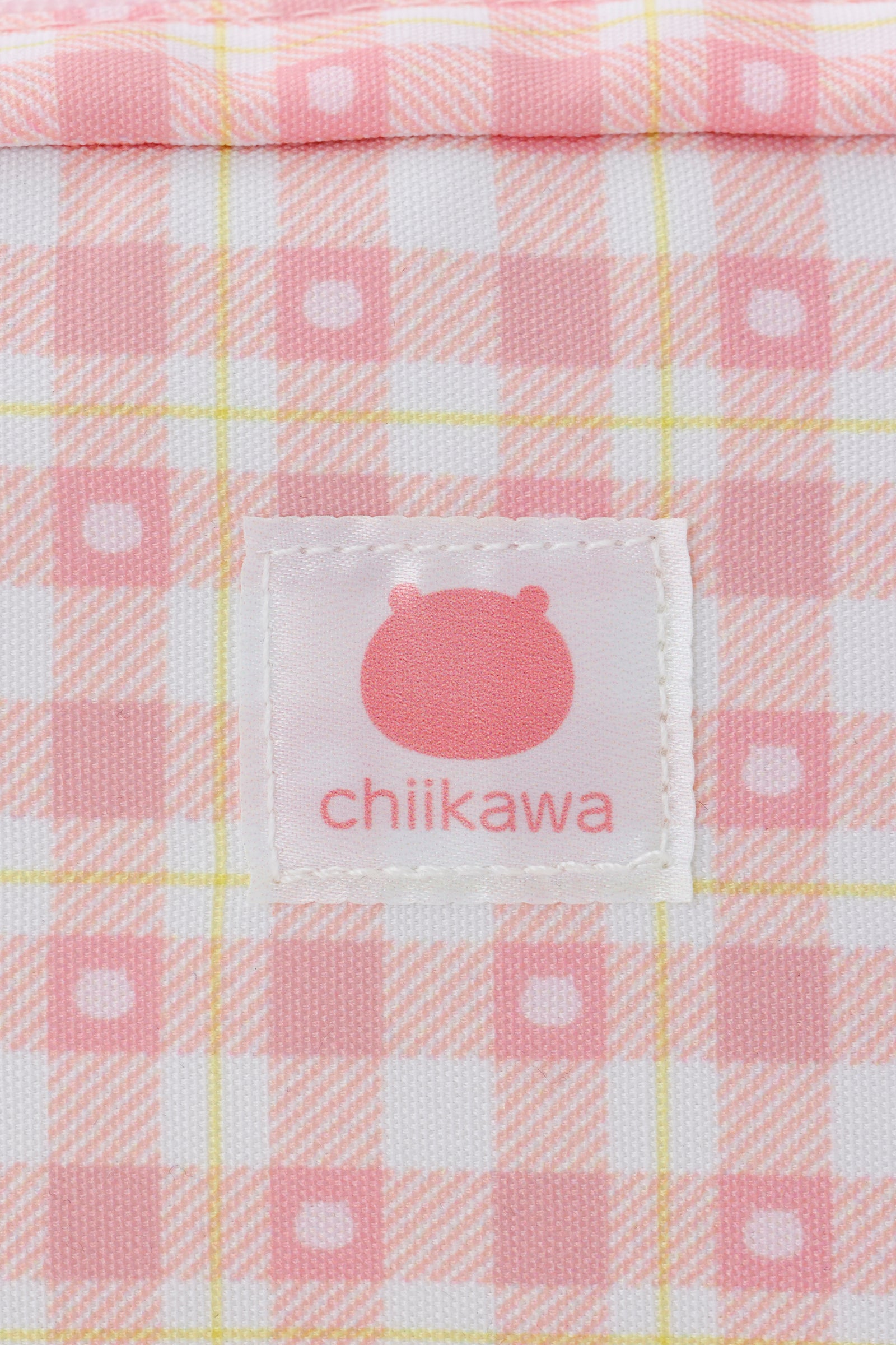 ちいかわ チェックシリーズ ポーチ ちいかわ ピンク