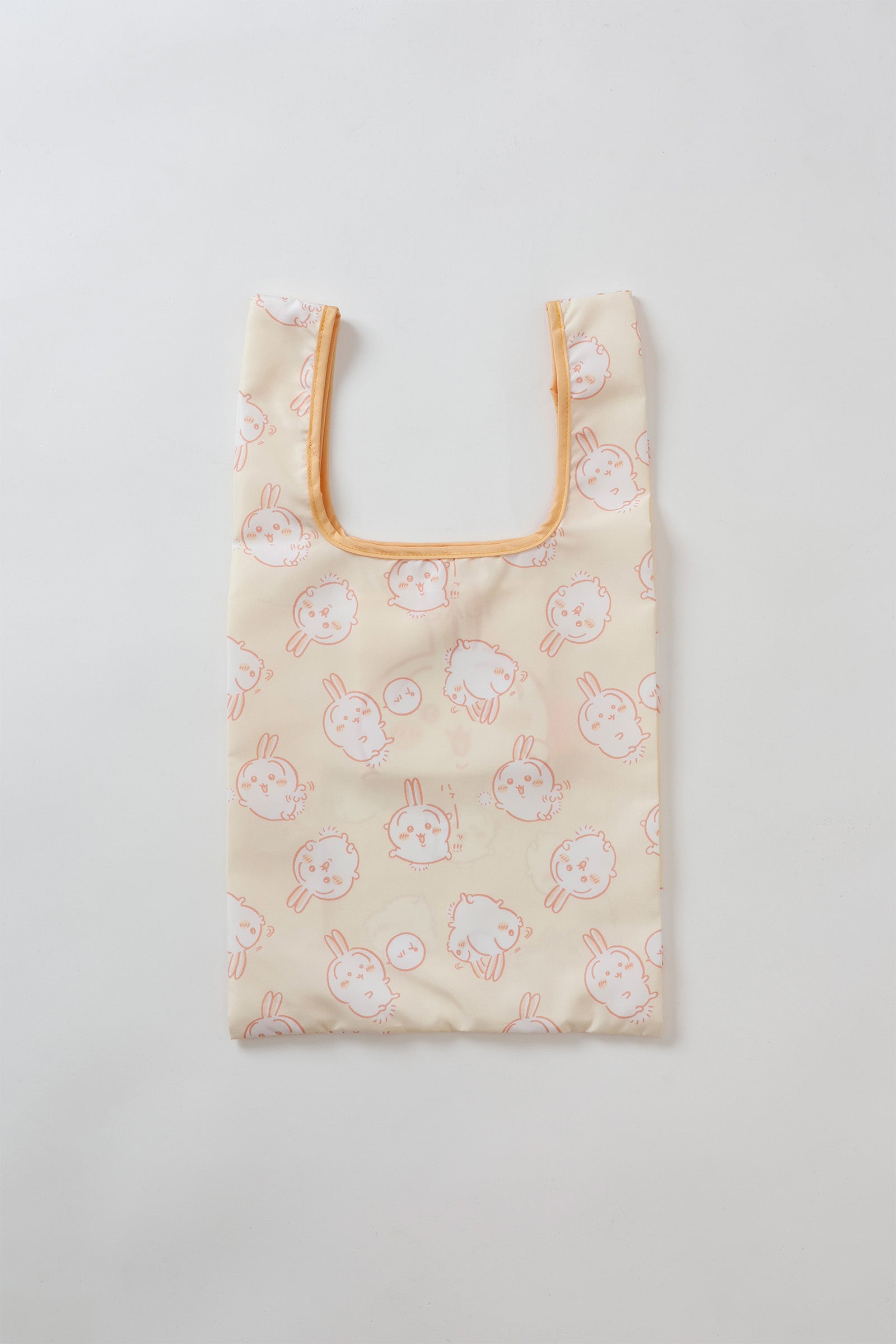 ちいかわ エコバッグ うさぎ総柄 イエロー