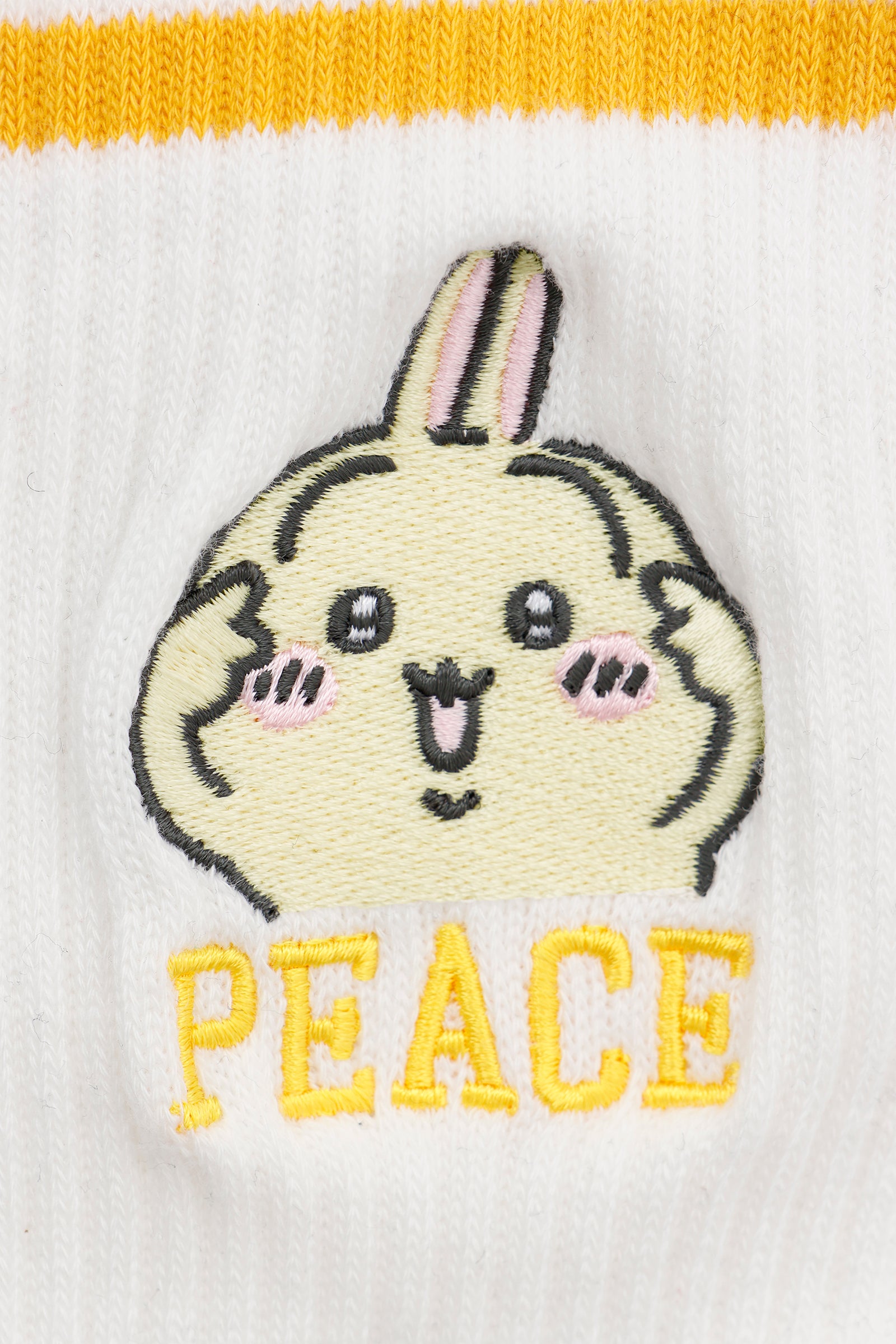 ちいかわ ソックス ピース うさぎ ホワイト 23-25cm