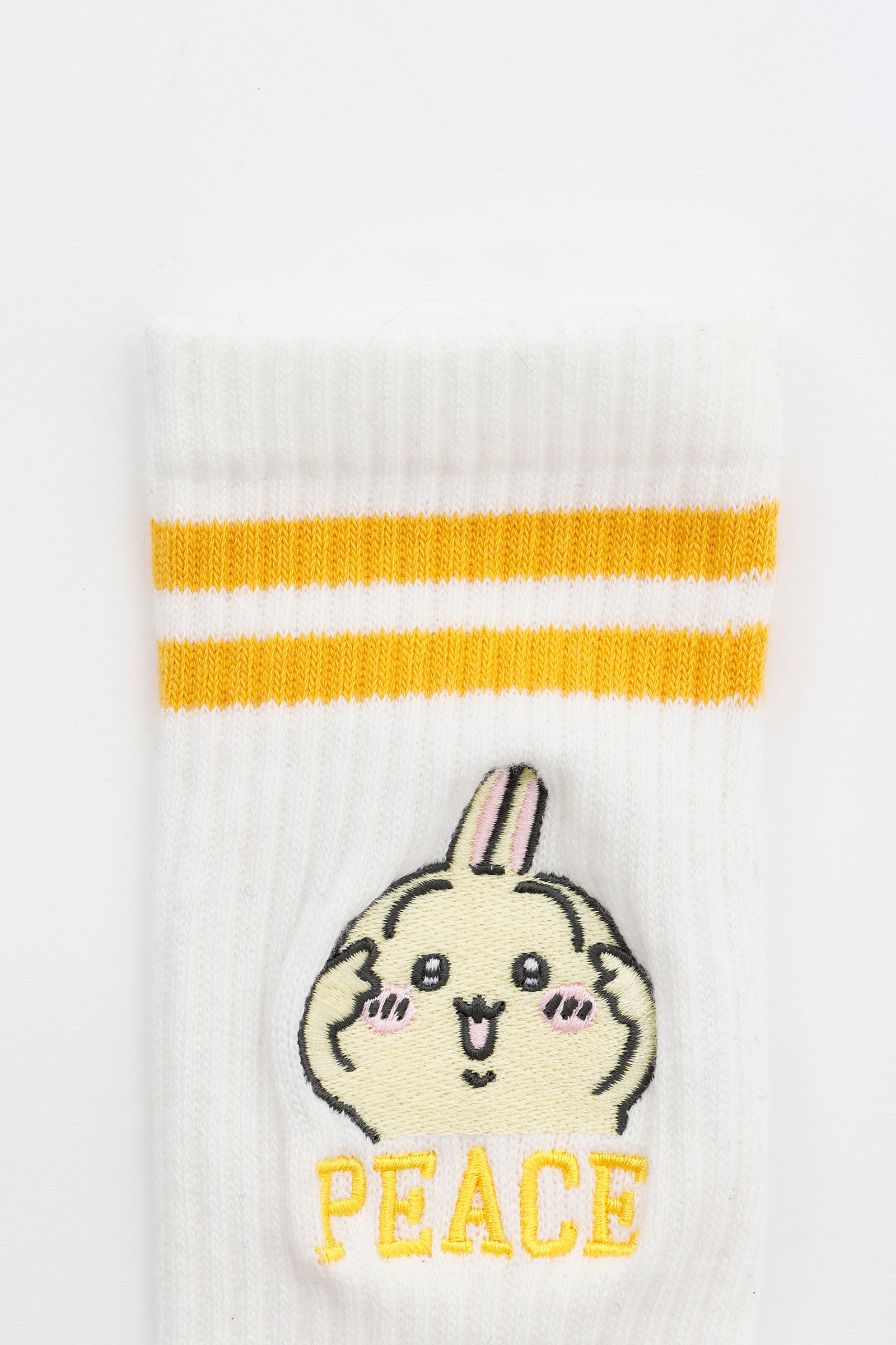 ちいかわ ソックス ピース うさぎ ホワイト 23-25cm