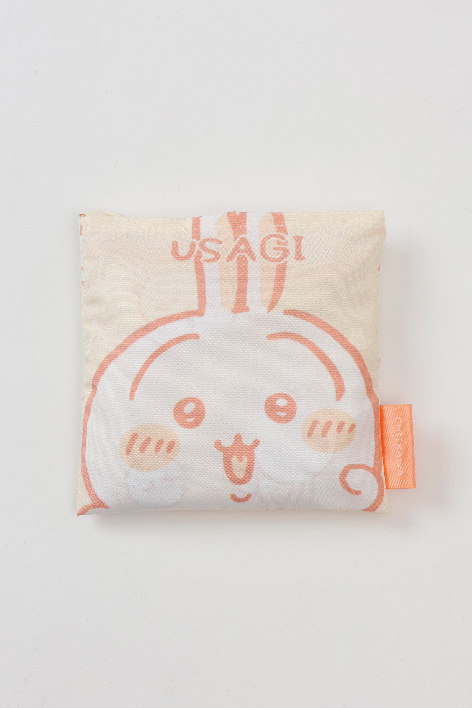 ちいかわ エコバッグ うさぎ総柄 イエロー