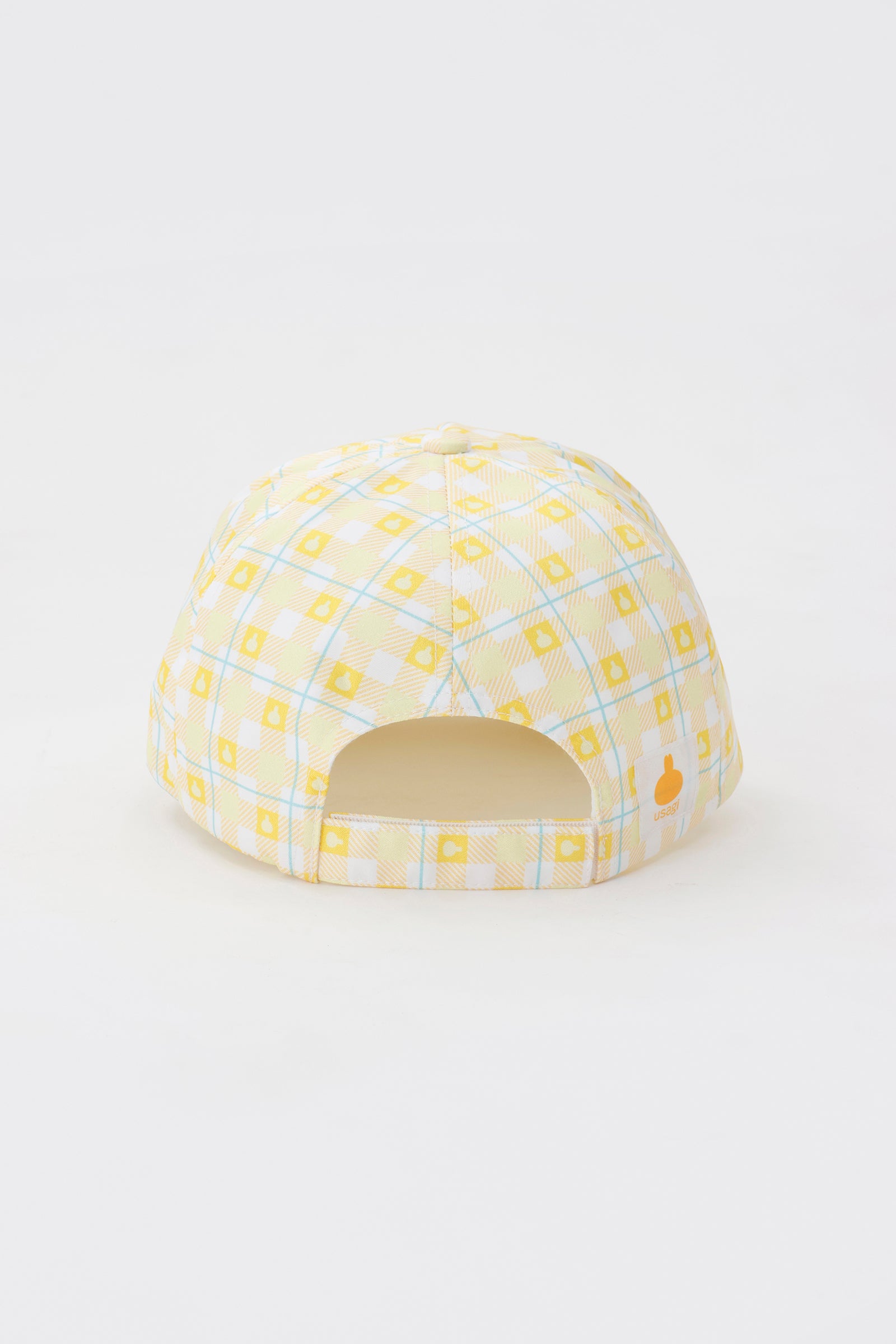 ちいかわ チェックシリーズ CAP うさぎ イエロー