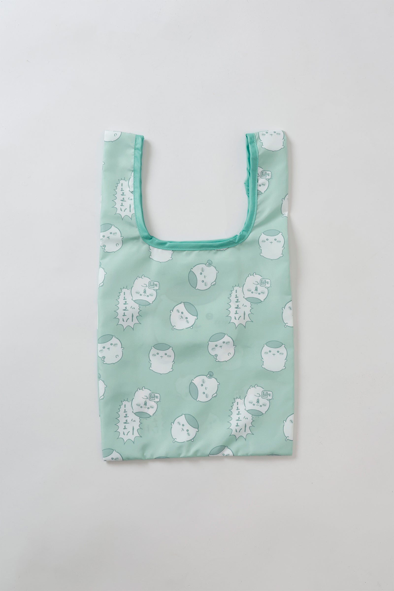 ちいかわ エコバッグ くりまんじゅう総柄 グリーン