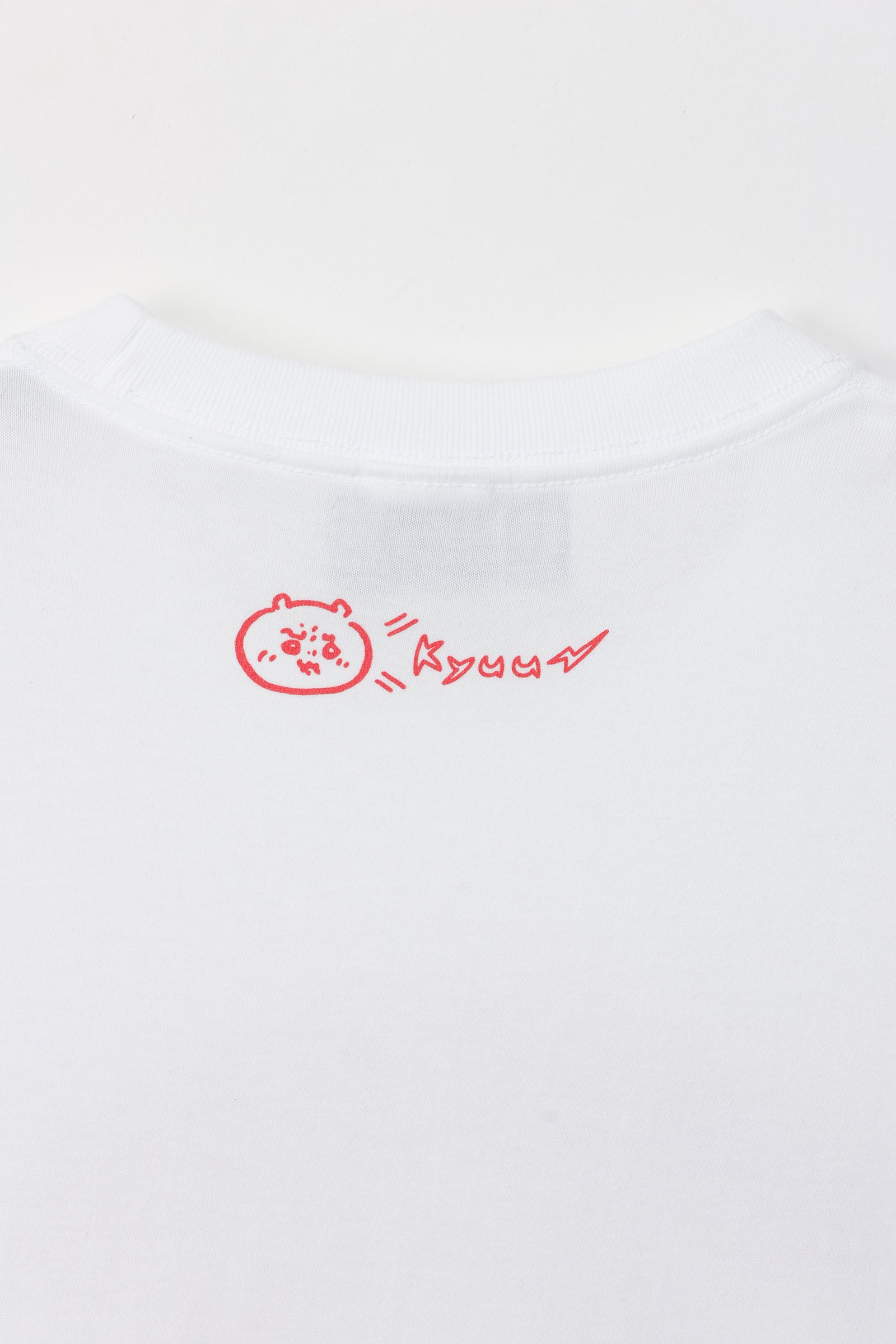 なっちい① ちいかわ Tシャツ 梅干し酸っぱいよ ホワイト