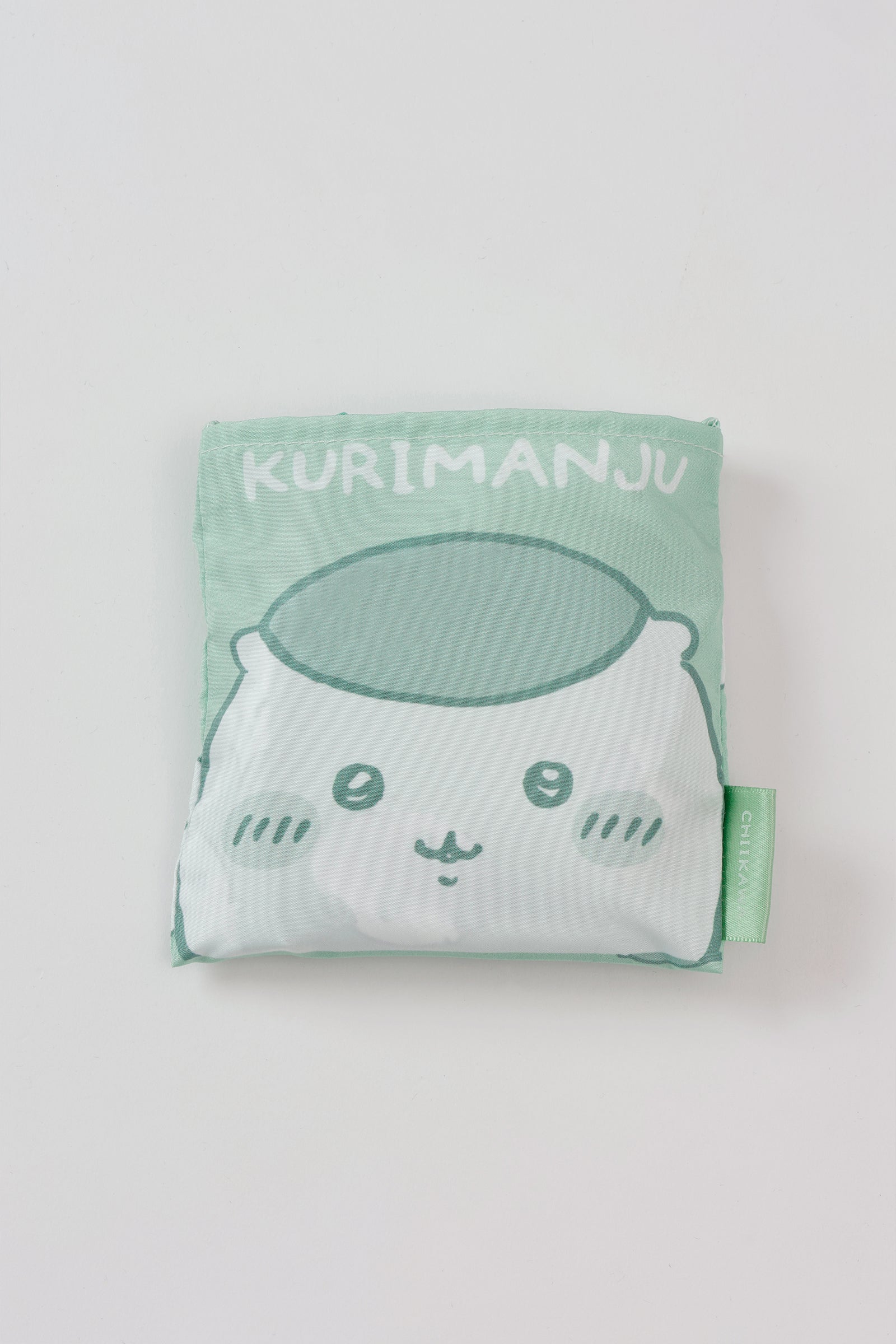 ちいかわ エコバッグ くりまんじゅう総柄 グリーン