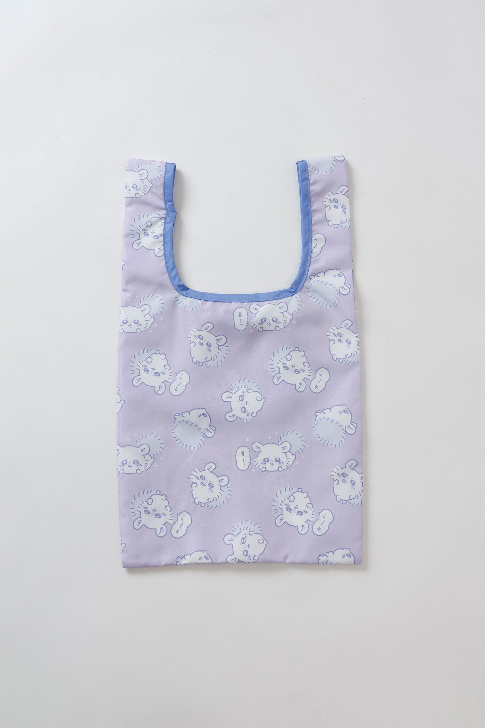 ちいかわ エコバッグ モモンガ総柄 パープル