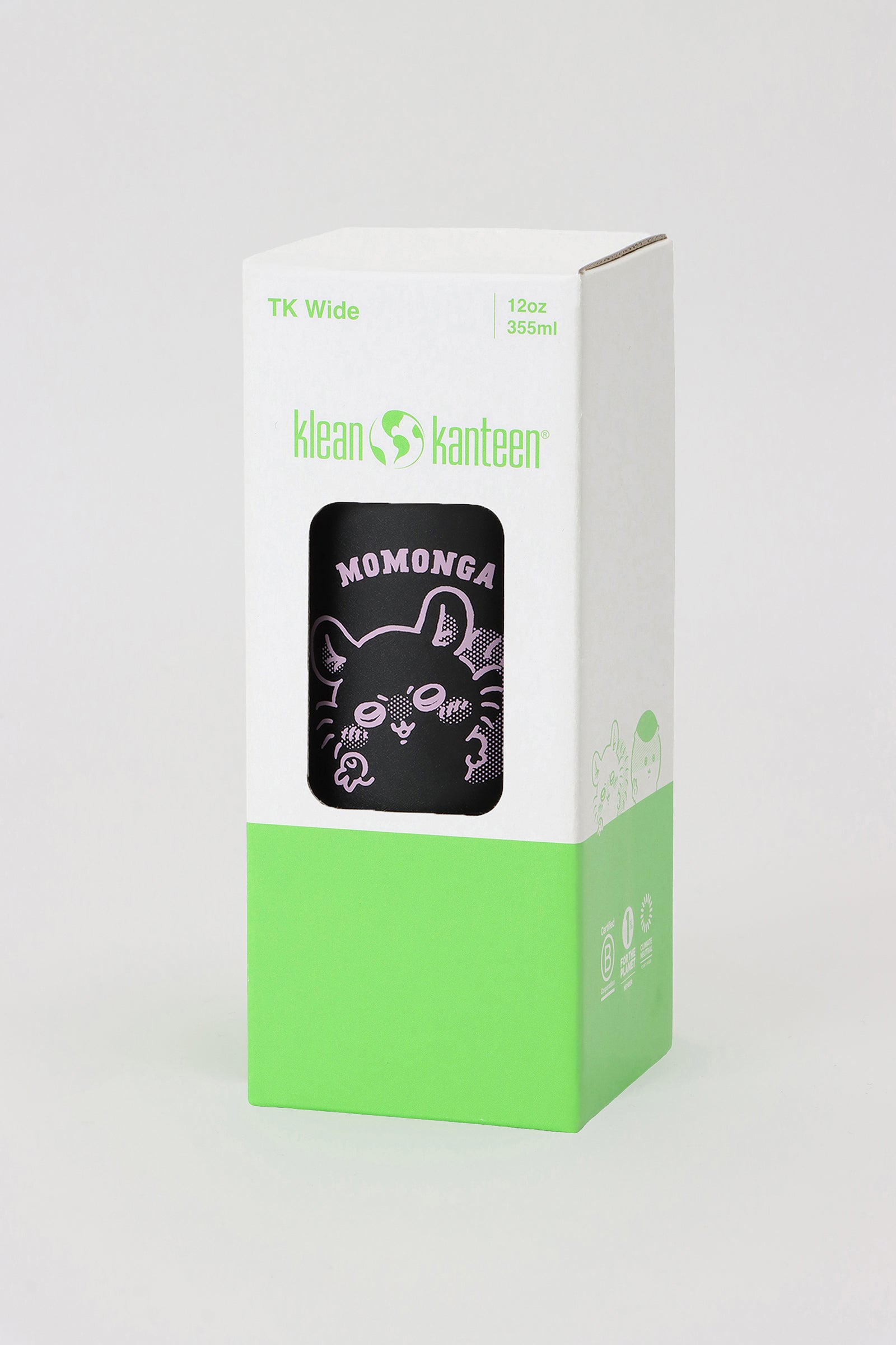 ちいかわ × Klean Kanteen インスレートボトル モモンガ Black