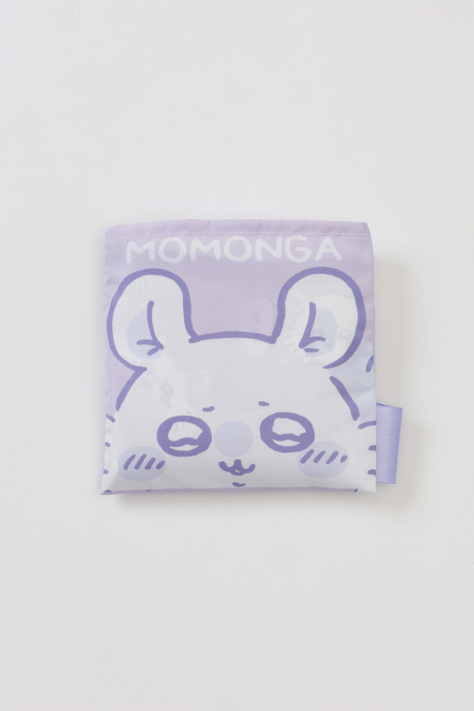 ちいかわ エコバッグ モモンガ総柄 パープル