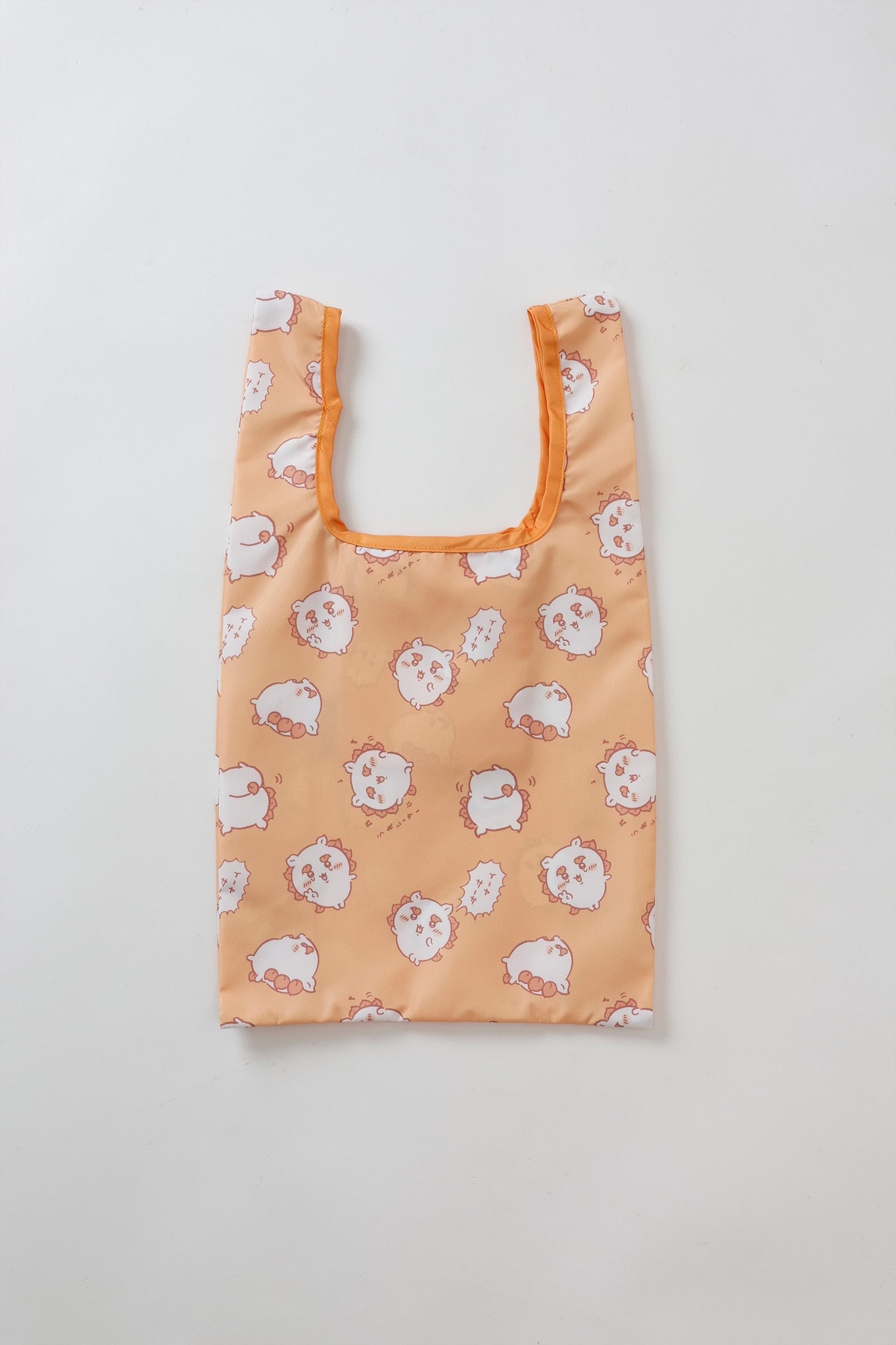 ちいかわ エコバッグ シーサー総柄 オレンジ