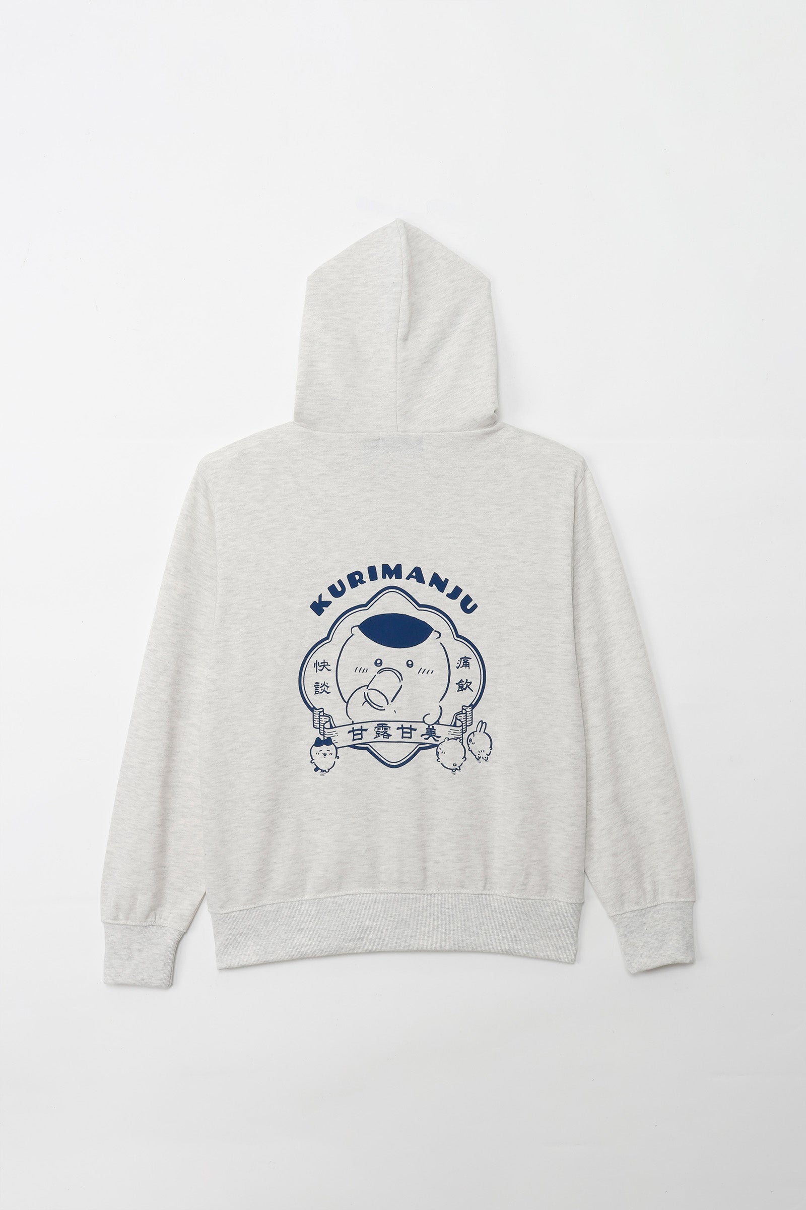 ちいかわ ZIPパーカー 福寿円満 アッシュ