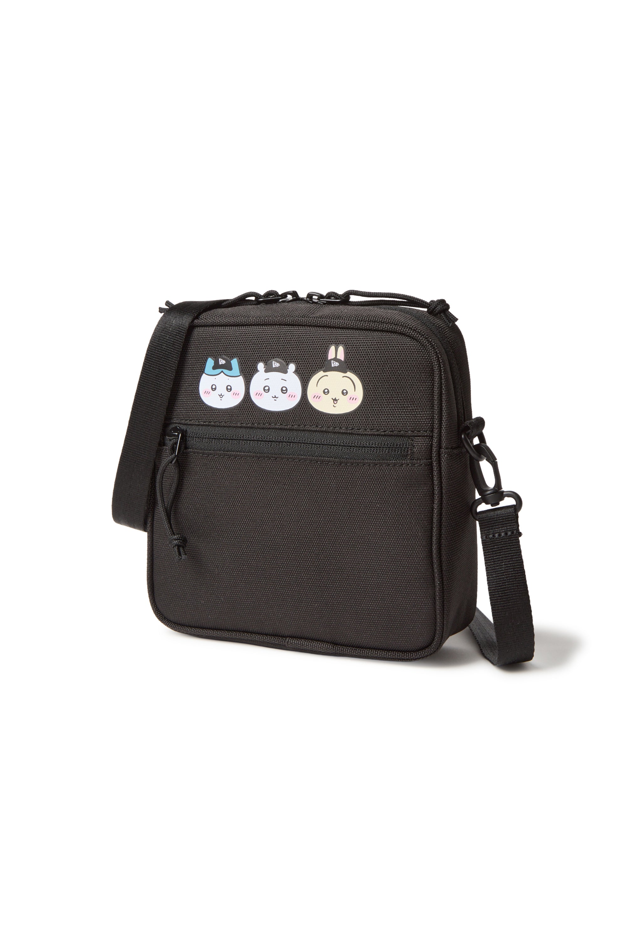 スクエアショルダーポーチ 1.5L ちいかわ / ちいかわ・ハチワレ・うさぎ ブラック