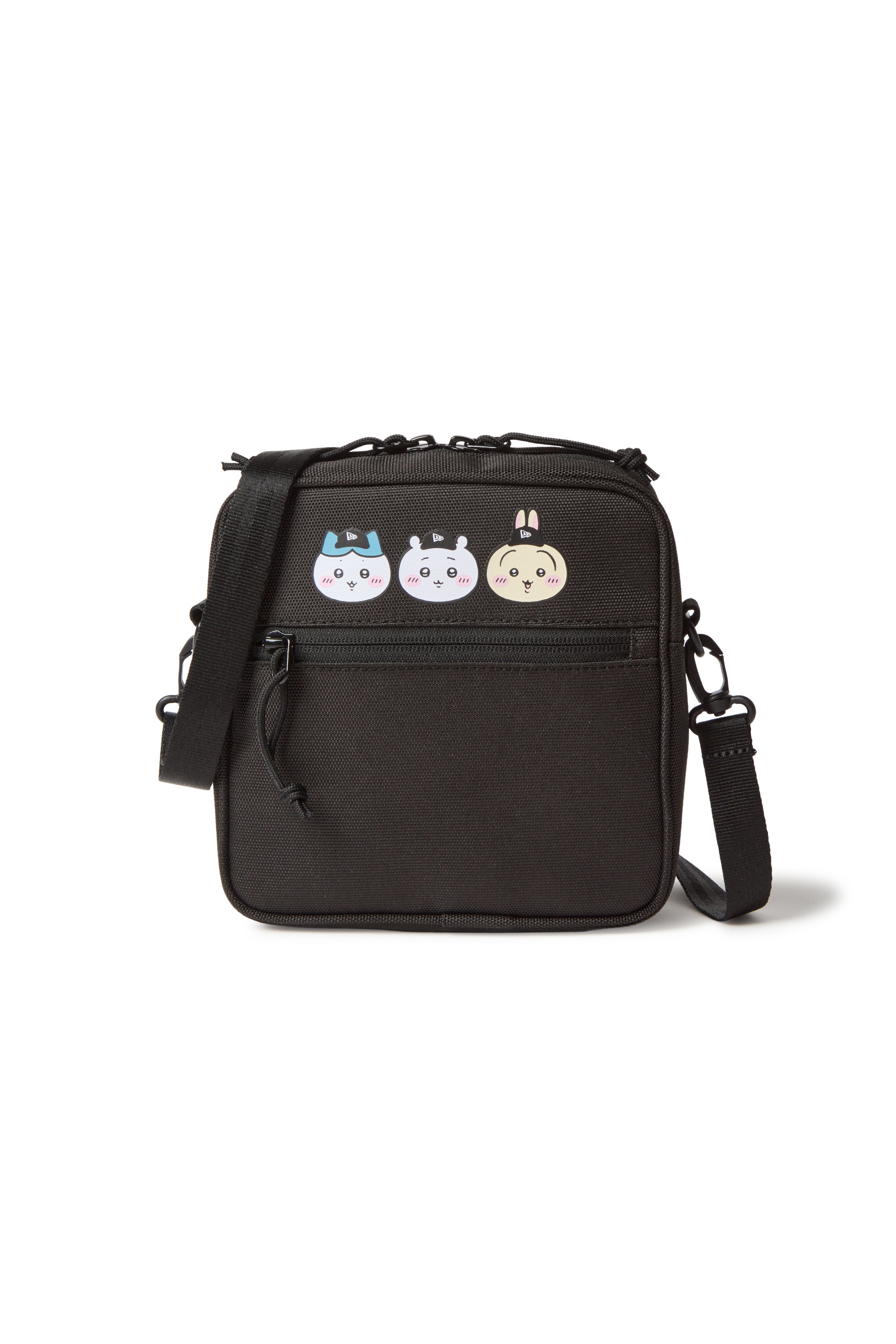 スクエアショルダーポーチ 1.5L ちいかわ / ちいかわ・ハチワレ・うさぎ ブラック
