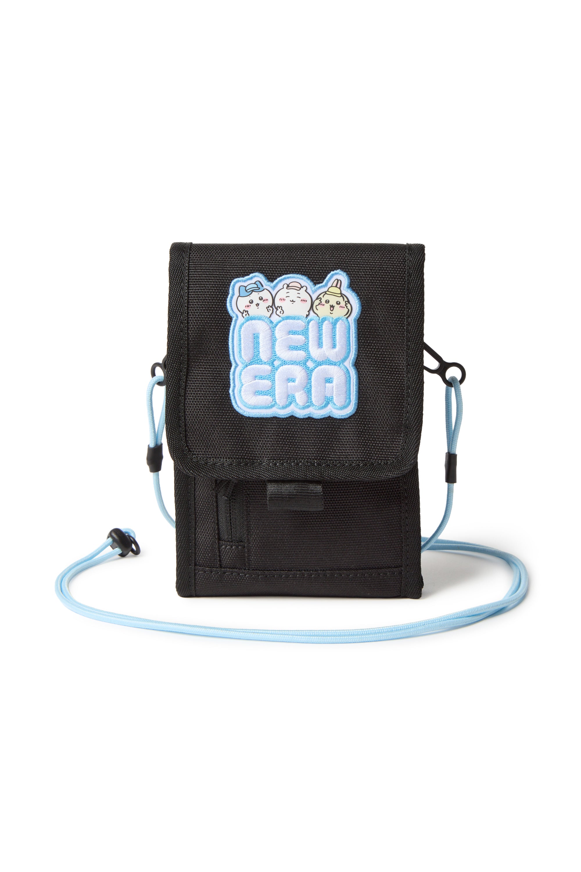 スクエアネックポーチ 0.5L ちいかわ / ちいかわ・ハチワレ・うさぎ ブラック