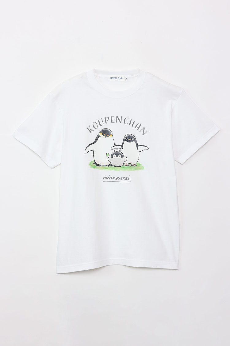 コウペンちゃん Tシャツ みんなえらい ホワイト