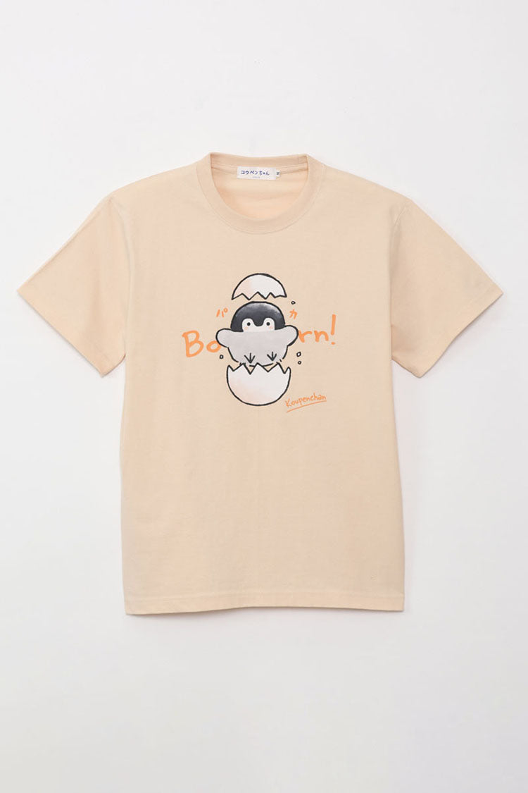 コウペンちゃん Tシャツ BORN ナチュラル