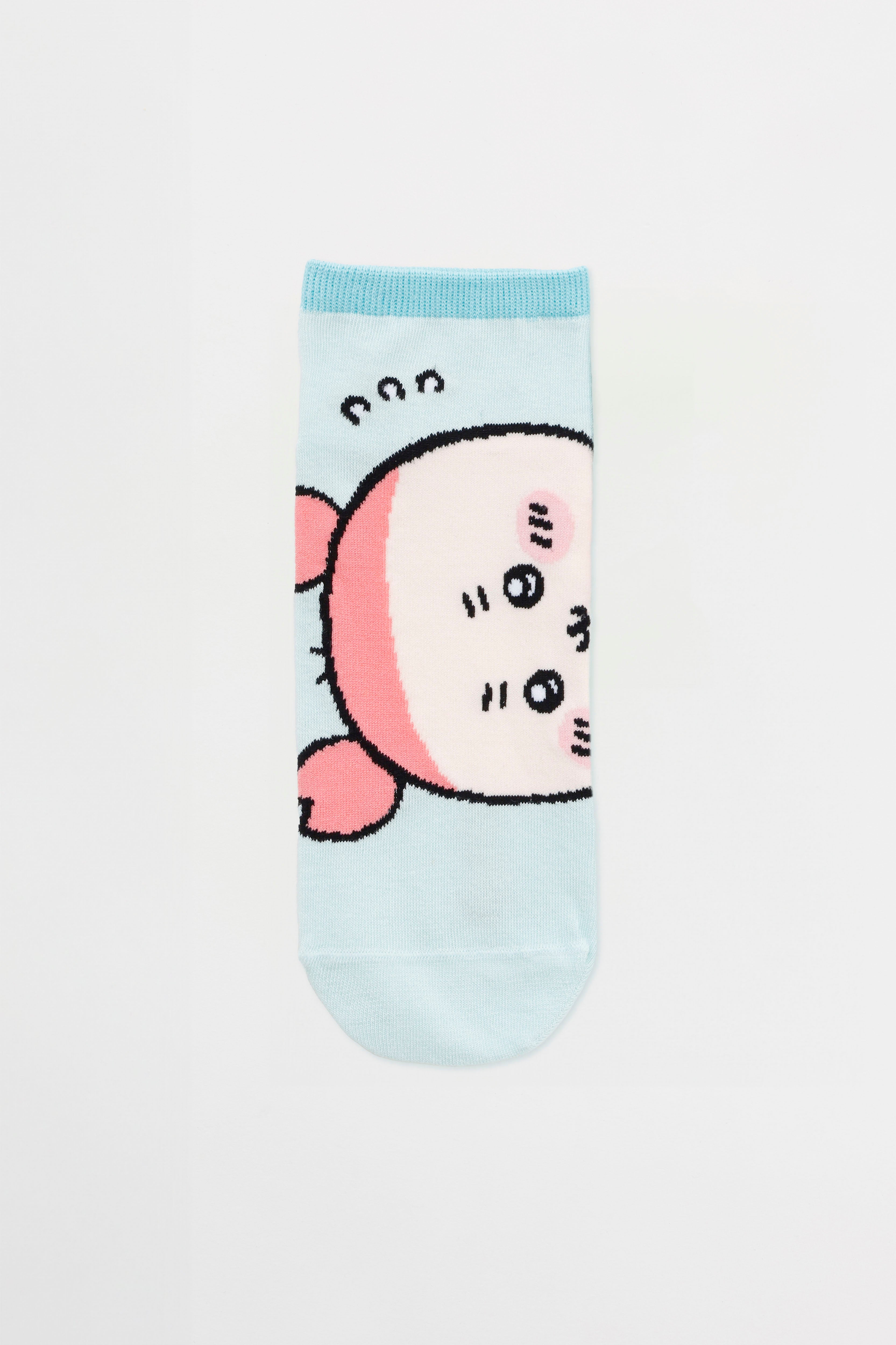 ちいかわ クルーソックス 古本屋アップ ペールサックス 23～25cm