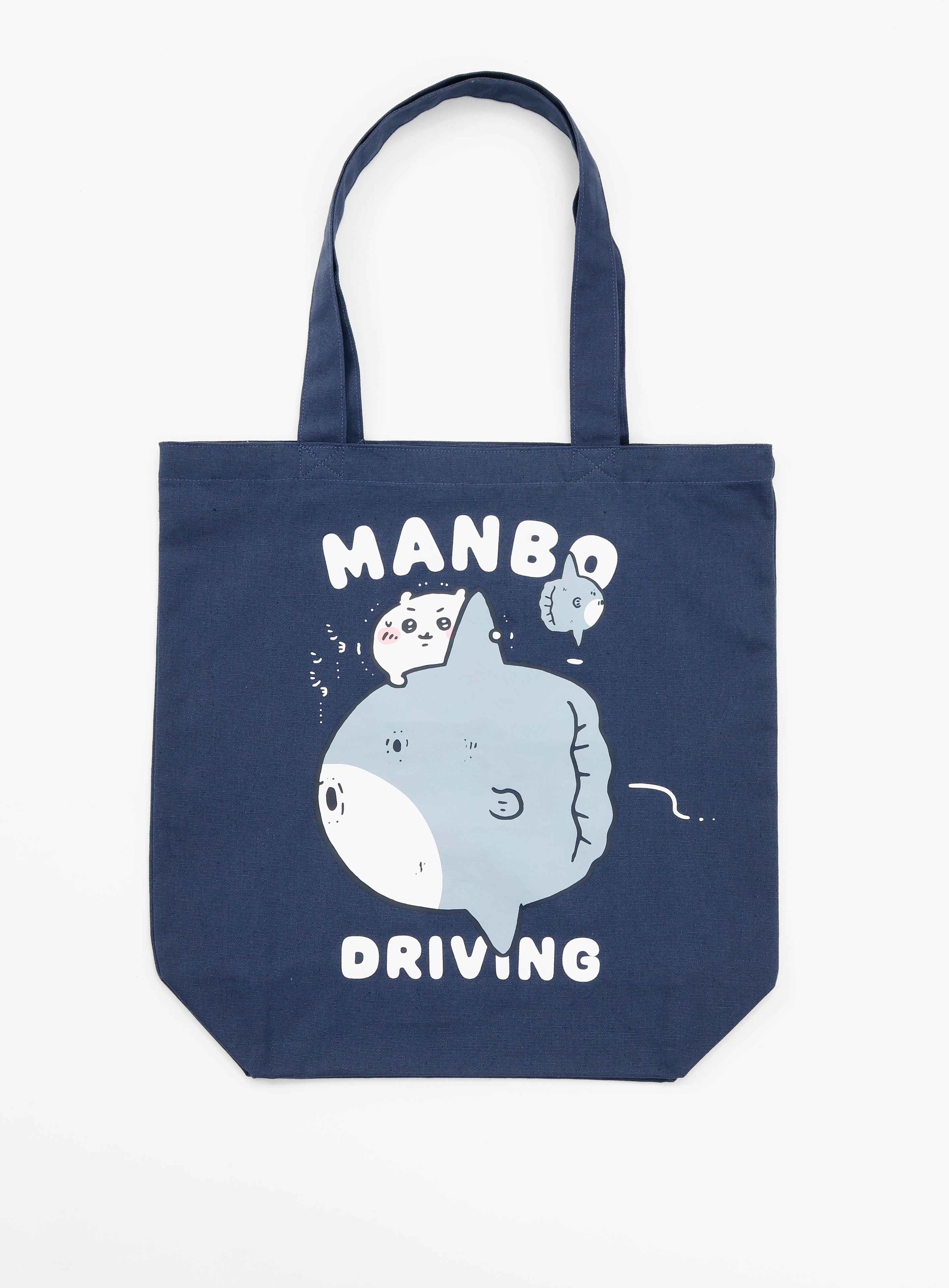 ちいかわ トートバッグ MANBO DRIVING ネイビー