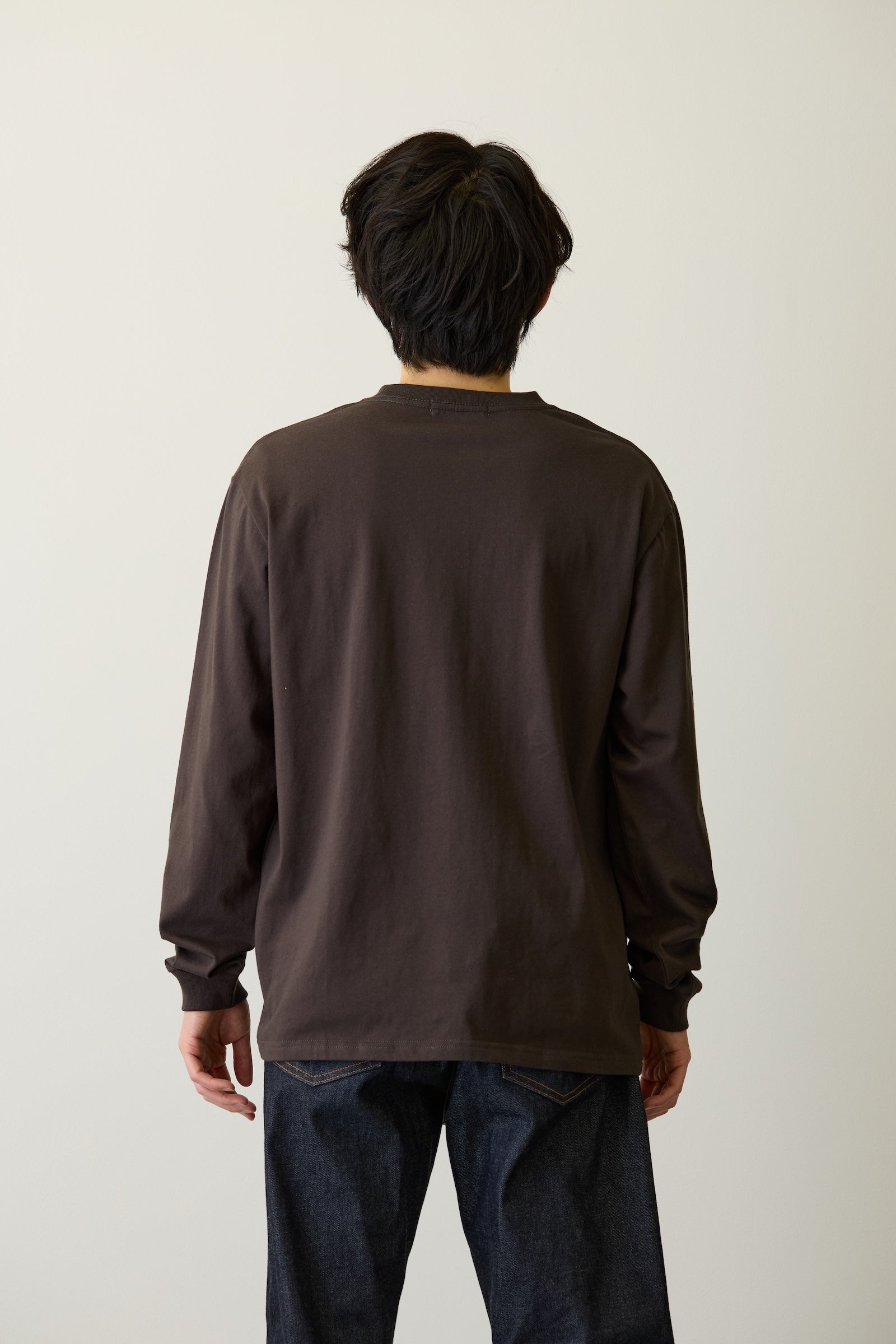 ちいかわ 長袖Tシャツ I LOVE MOMONGA スミ