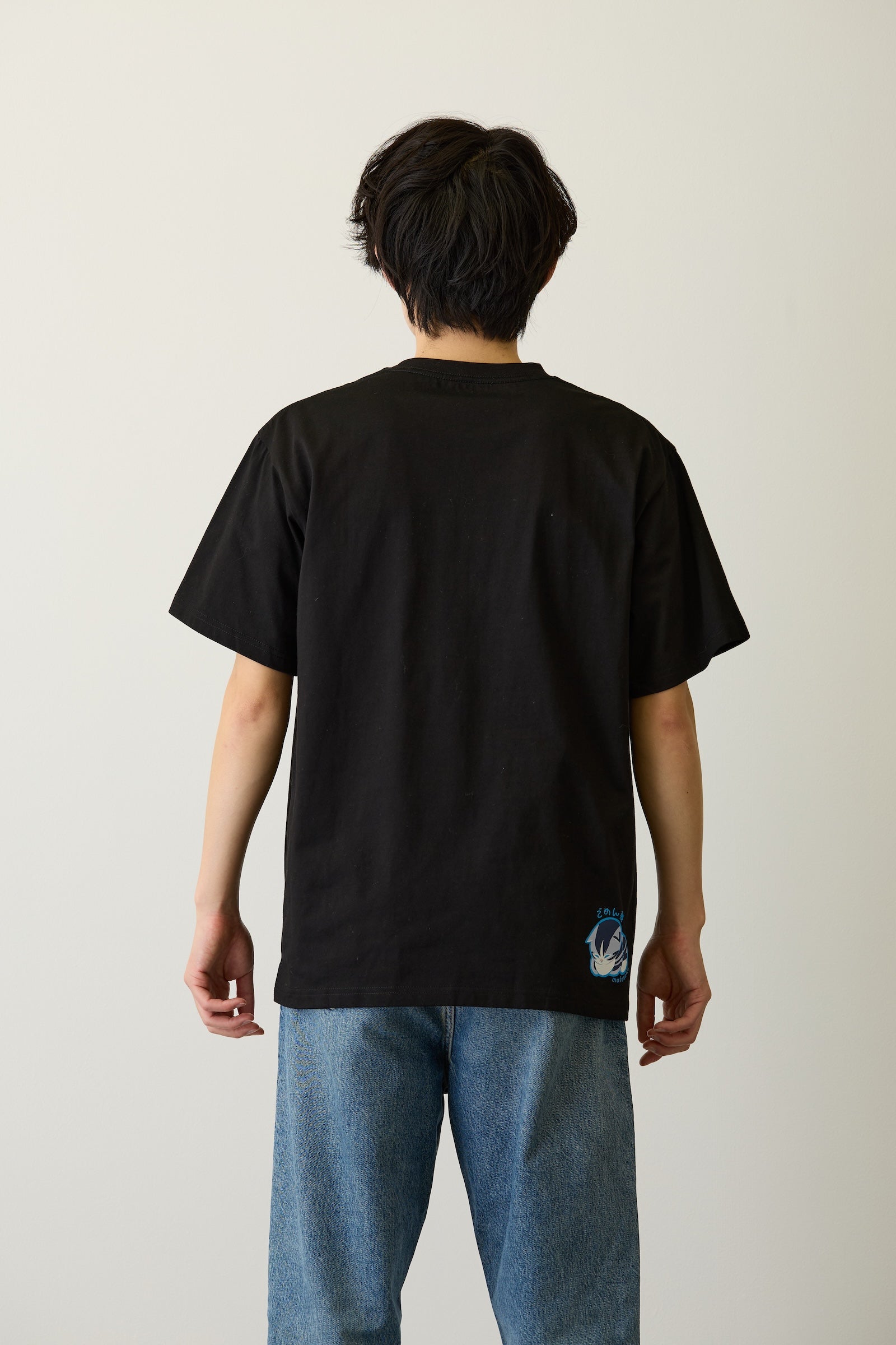mofusand　Tシャツ　なにもわるくにゃい　トイレットペーパーだいすきにゃん　ブラック