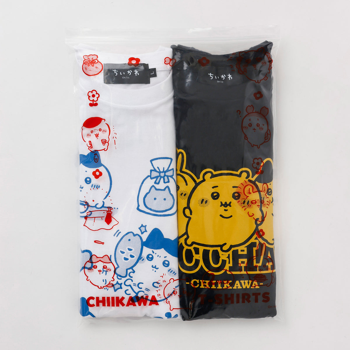ちいかわ パックTシャツ パックB WH/BK