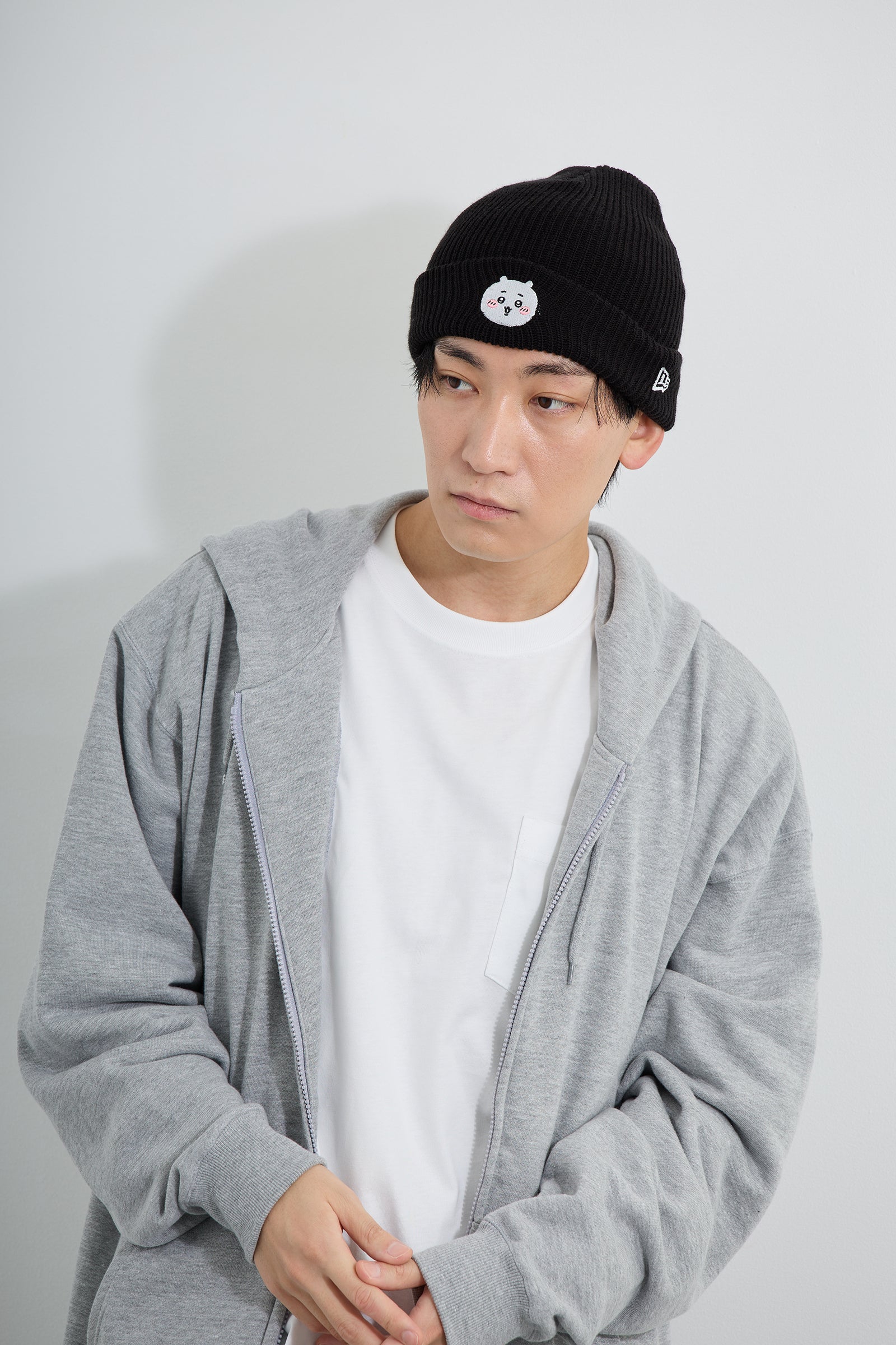 【先行予約商品】NEW ERA® SOFT CUFF KNIT ちいかわ BLACK