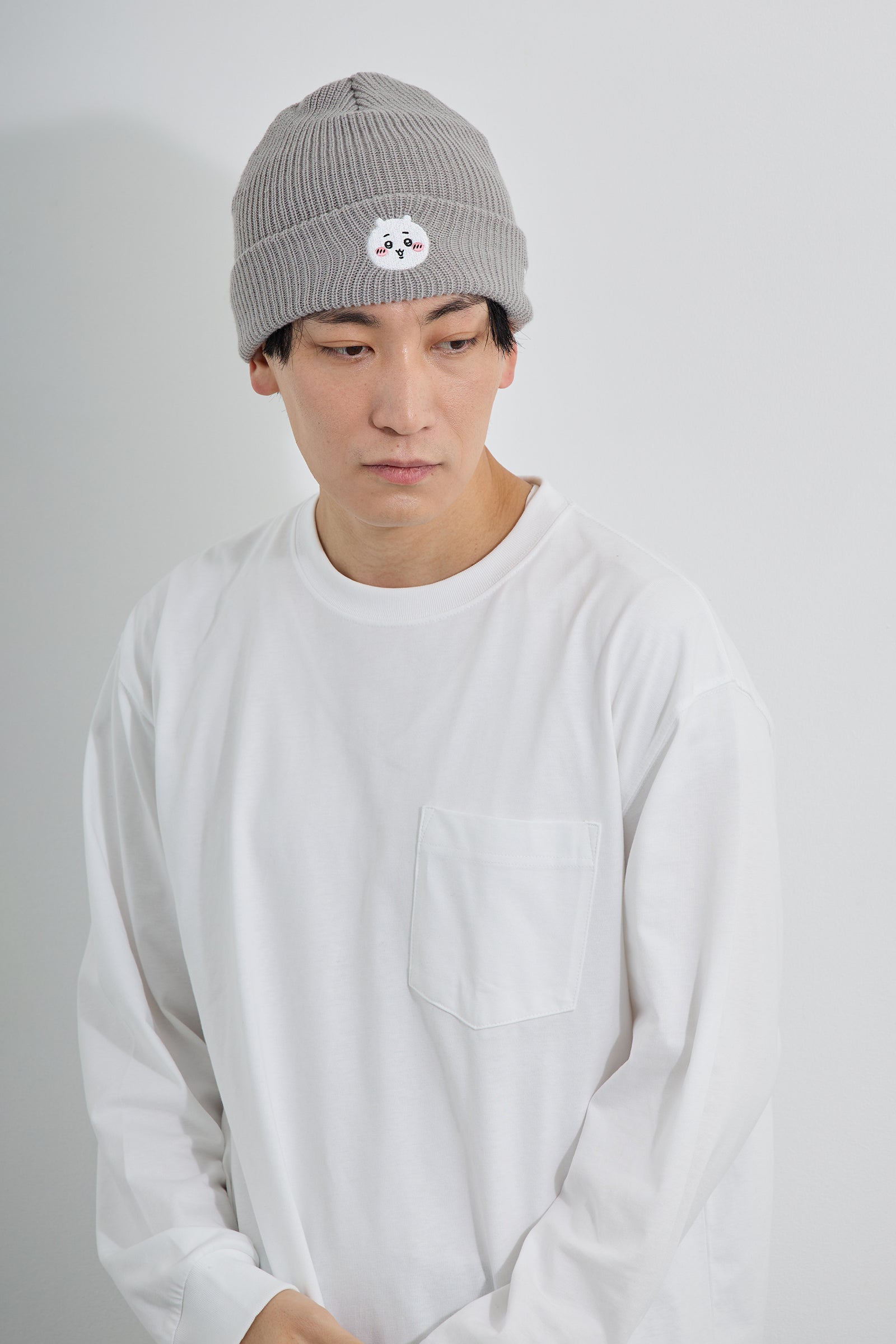 NEW ERA® SOFT CUFF KNIT ちいかわ LIGHT GRAY