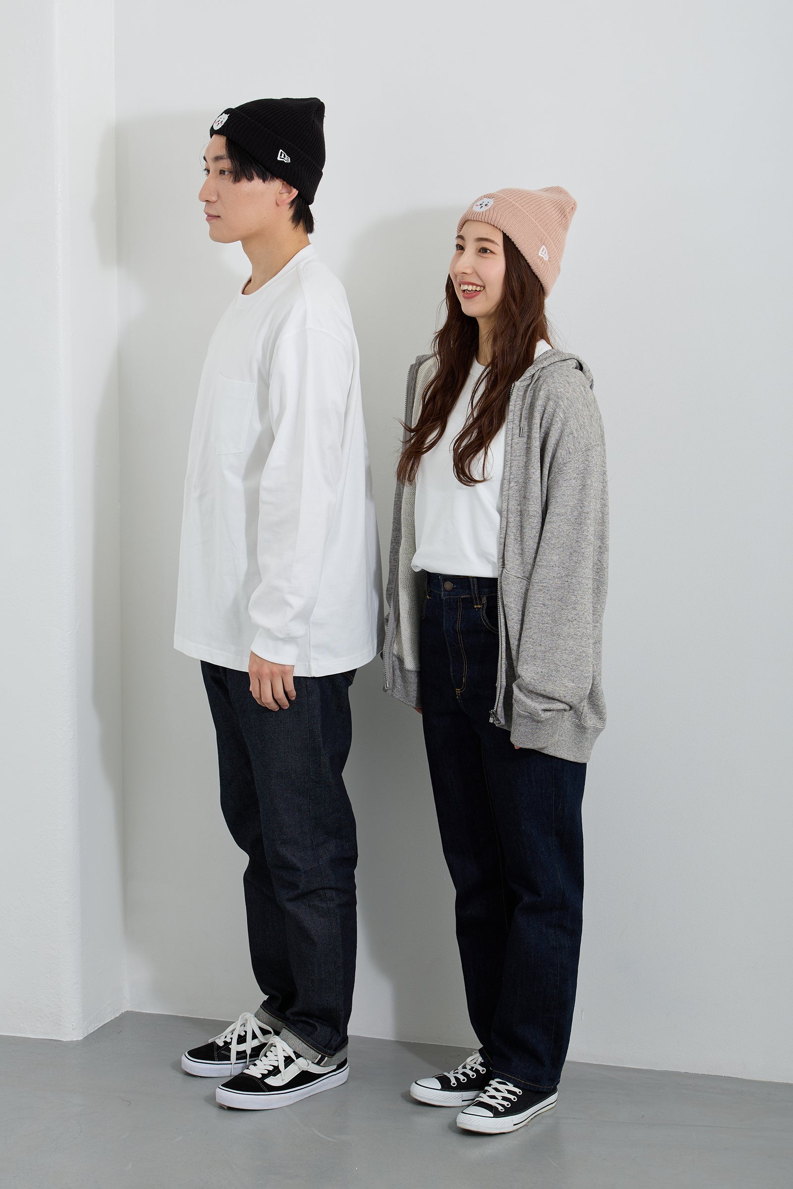 【先行予約商品】NEW ERA® SOFT CUFF KNIT ちいかわ BLACK