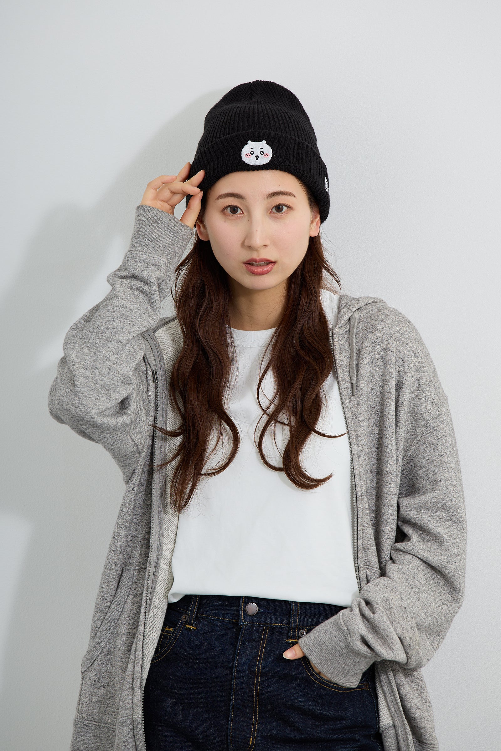 【先行予約商品】NEW ERA® SOFT CUFF KNIT ちいかわ BLACK