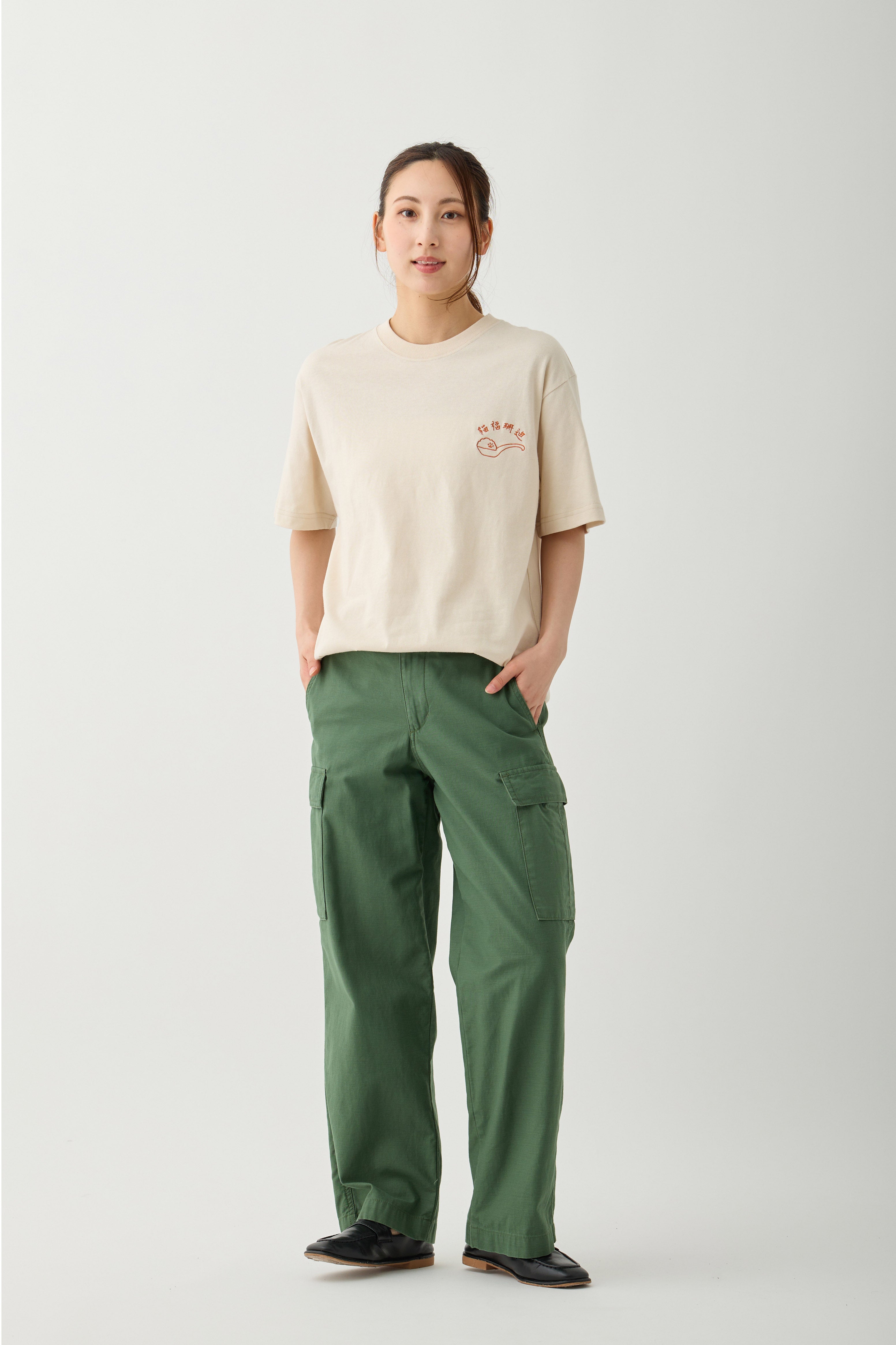mofusand Tシャツ 中華風 炒飯 ナチュラル