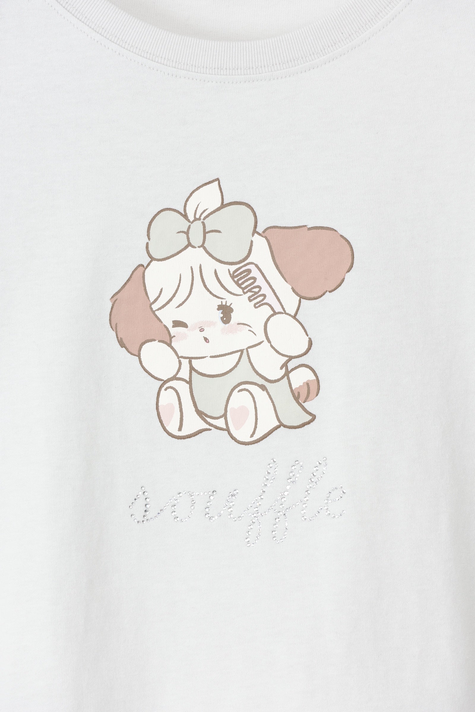 Lil ala mode Tシャツ スフレ ナチュラル