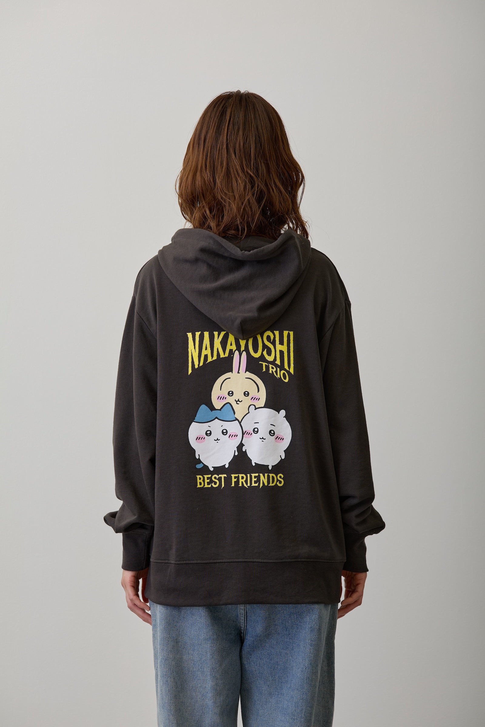 ちいかわ ZIPパーカー 仲良しトリオ スミ