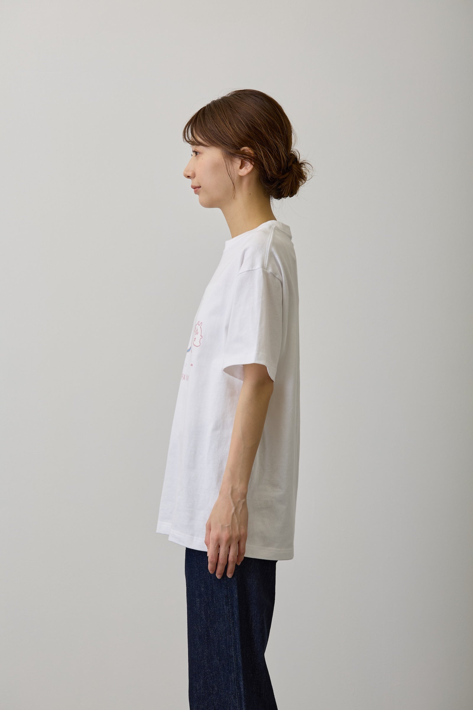 ナガノキャラクターズ Tシャツ 超音波やめて ホワイト