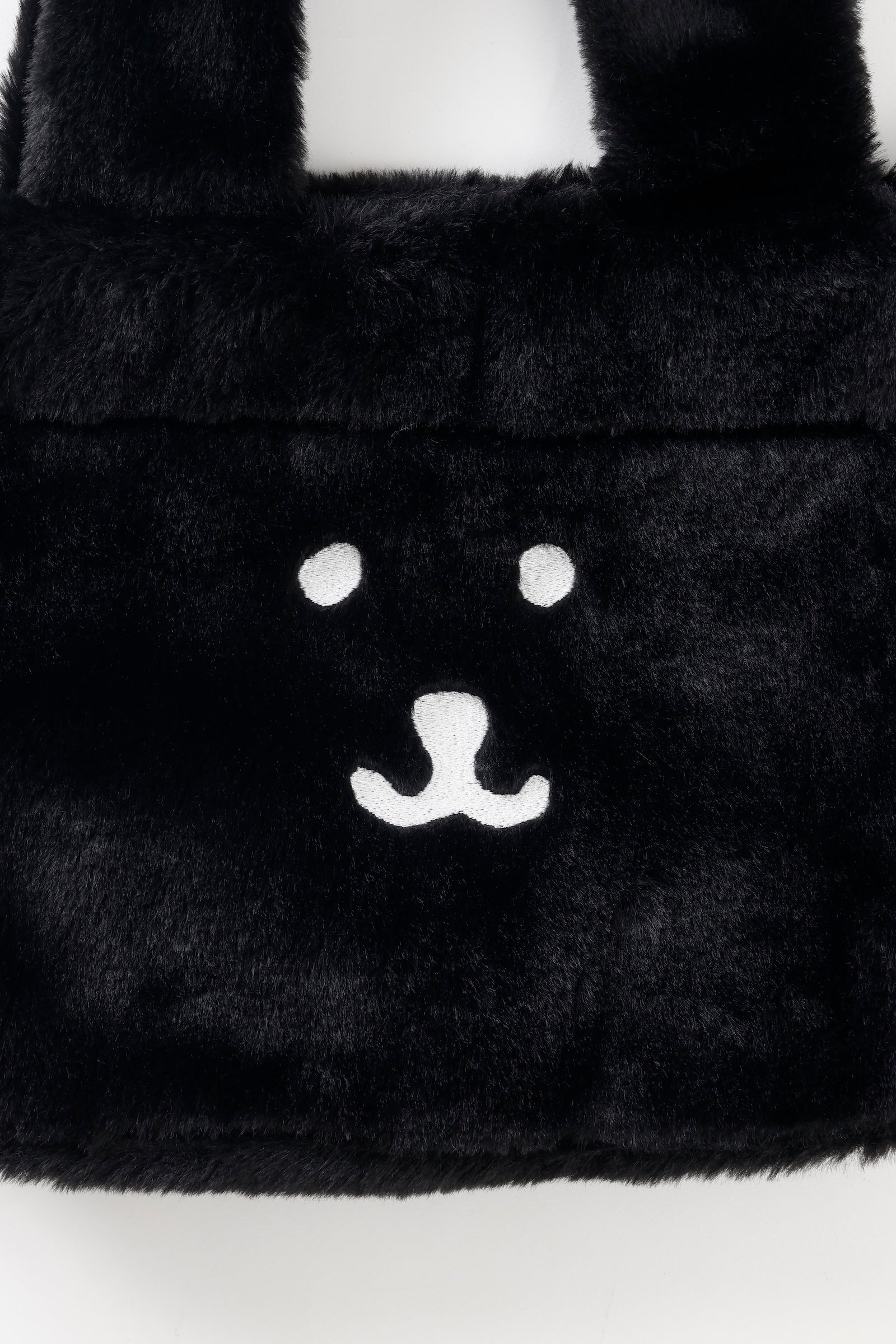 ナガノキャラクターズ ファートートバッグ くまフェイス ブラック ONE