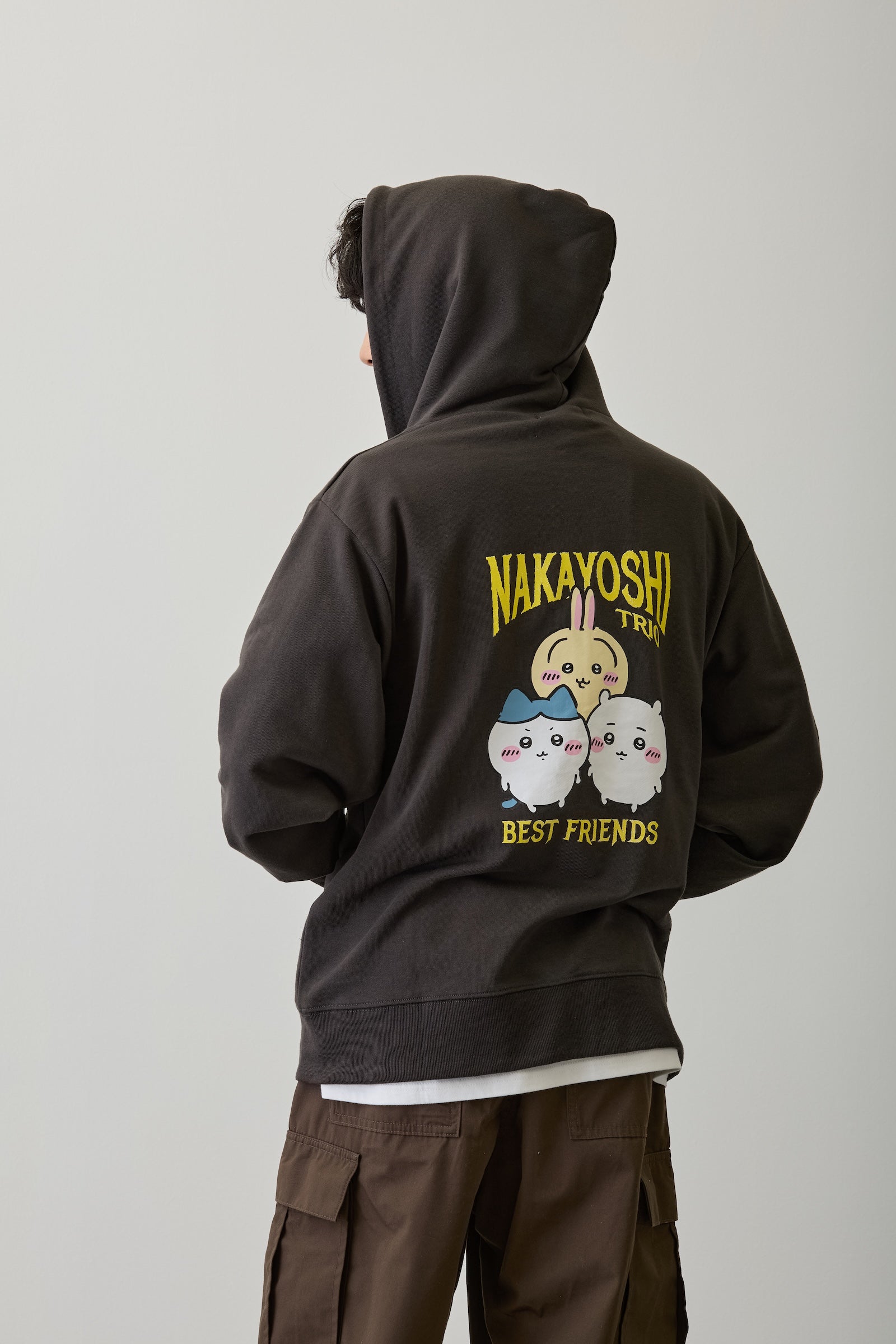 ちいかわ ZIPパーカー 仲良しトリオ スミ