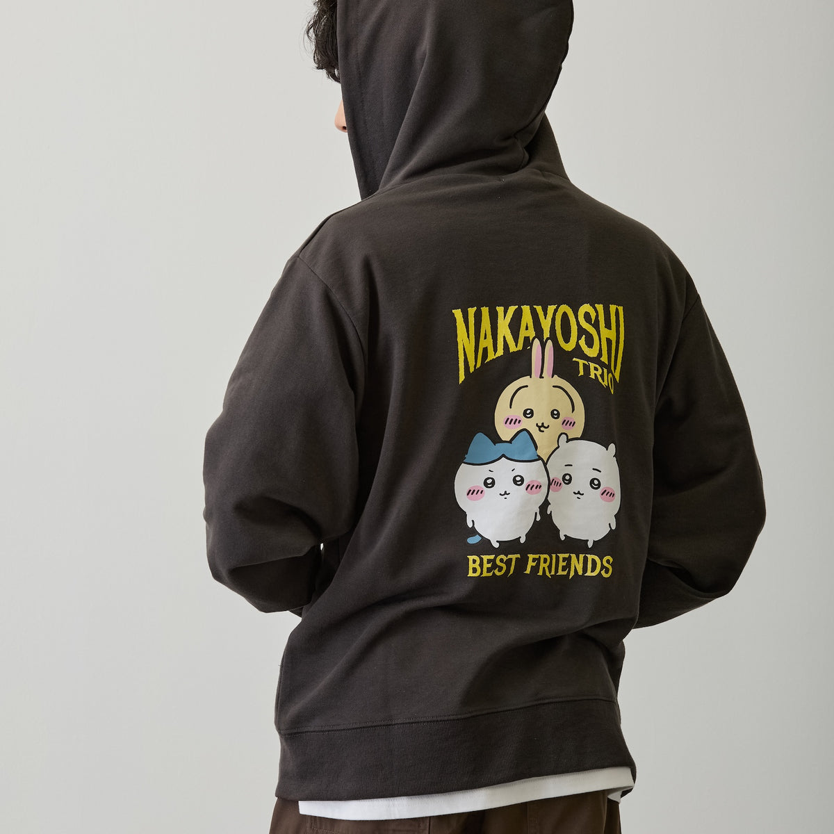 ちいかわ ZIPパーカー 仲良しトリオ スミ