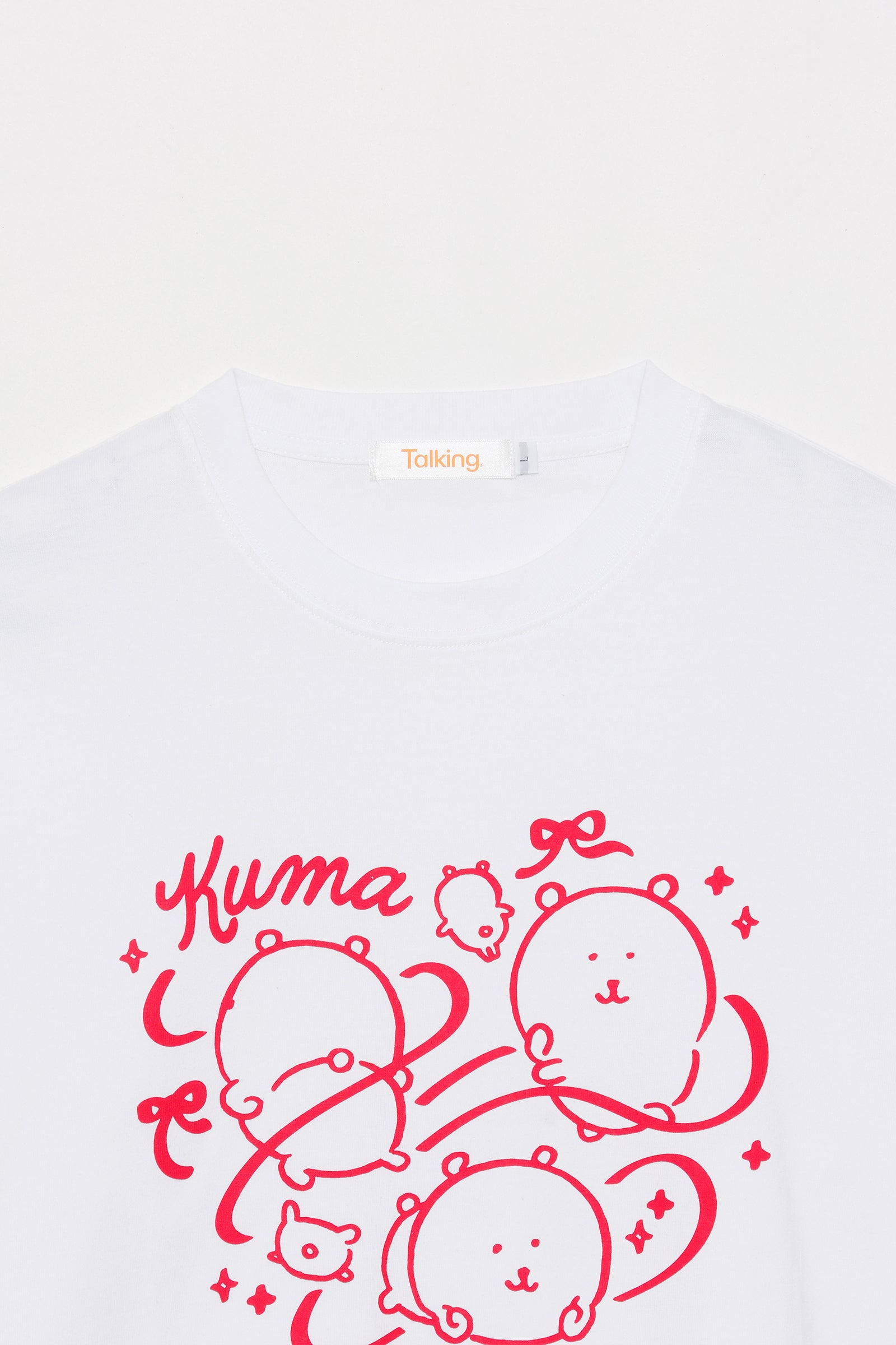 ナガノキャラクターズ 長袖Ｔシャツ リボン ホワイト