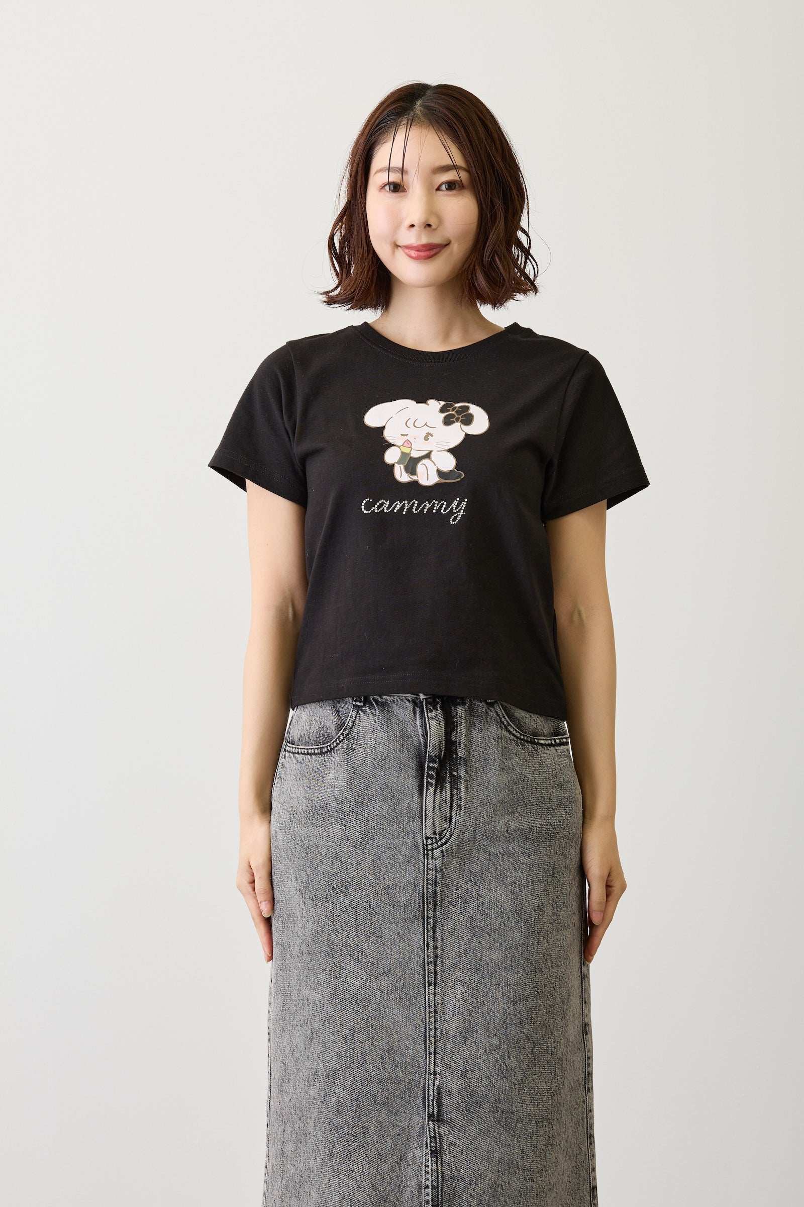 Lil ala mode Tシャツ キャミー ブラック