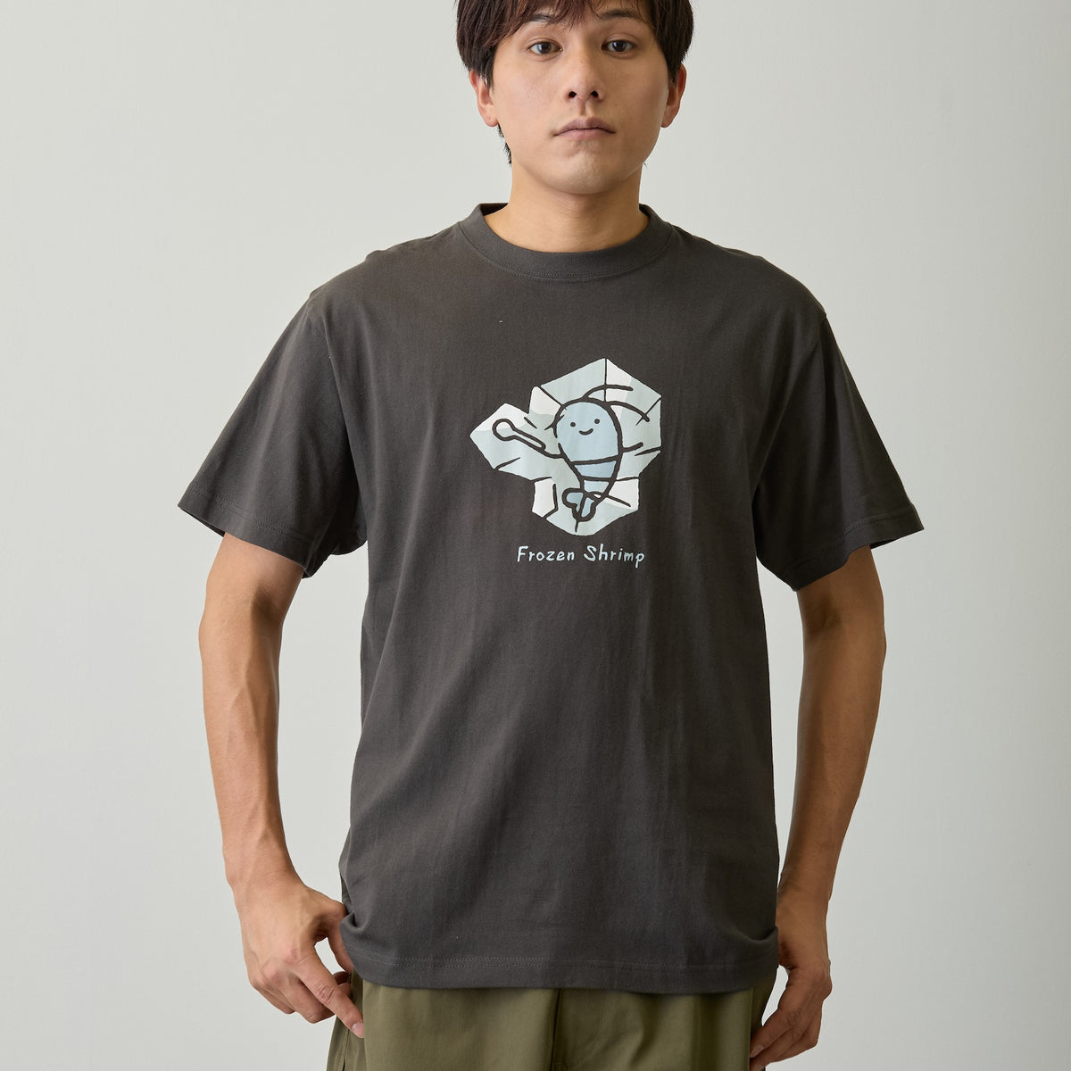 ホワイトタイガーとブラックタイガー Tシャツ 冷凍えび スミのページ