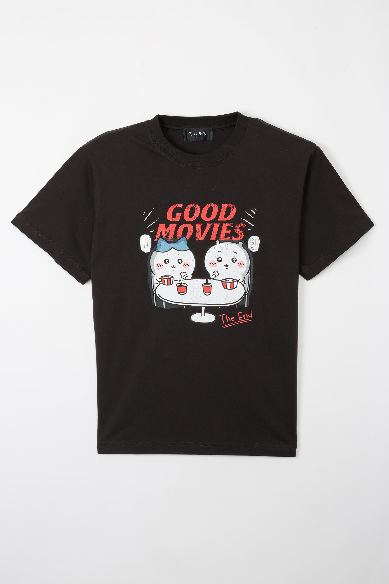 ちいかわ Tシャツ GOOD MOVIES スミ