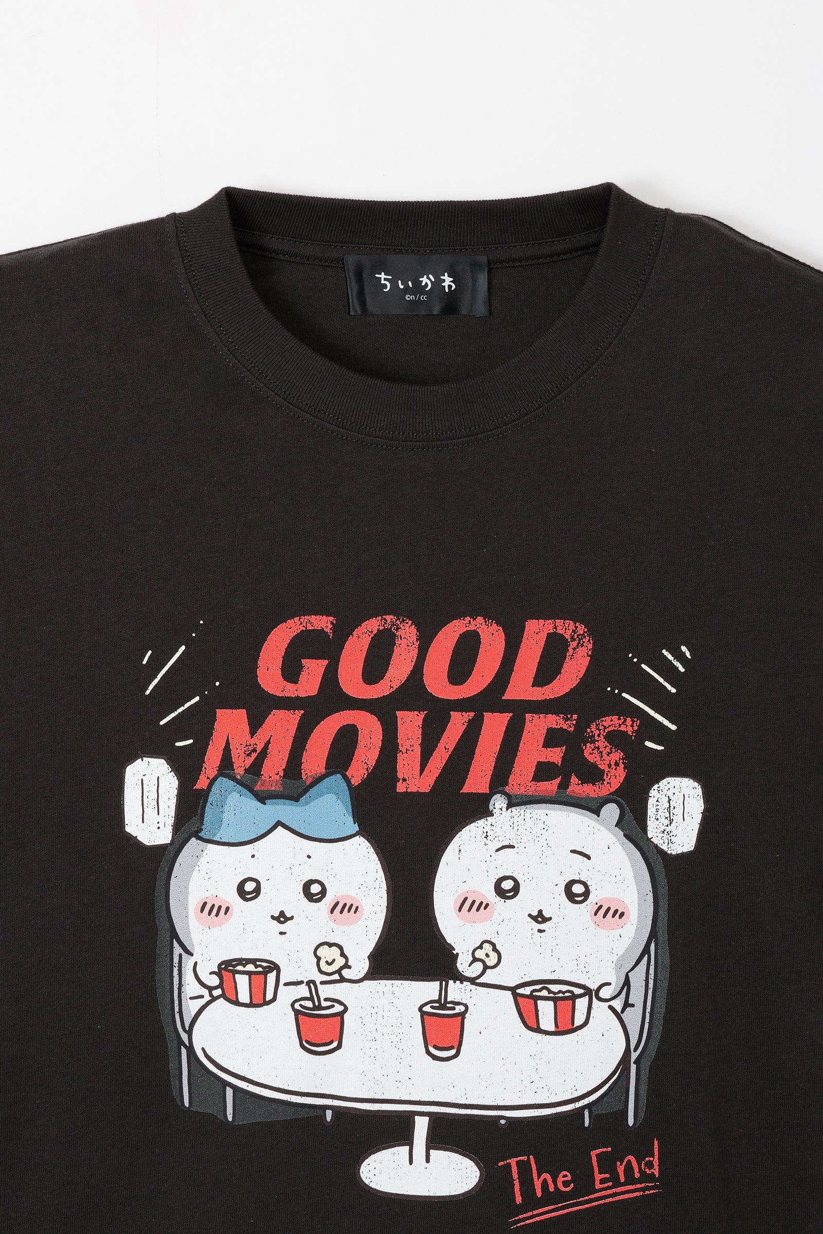 ちいかわ Tシャツ GOOD MOVIES スミ