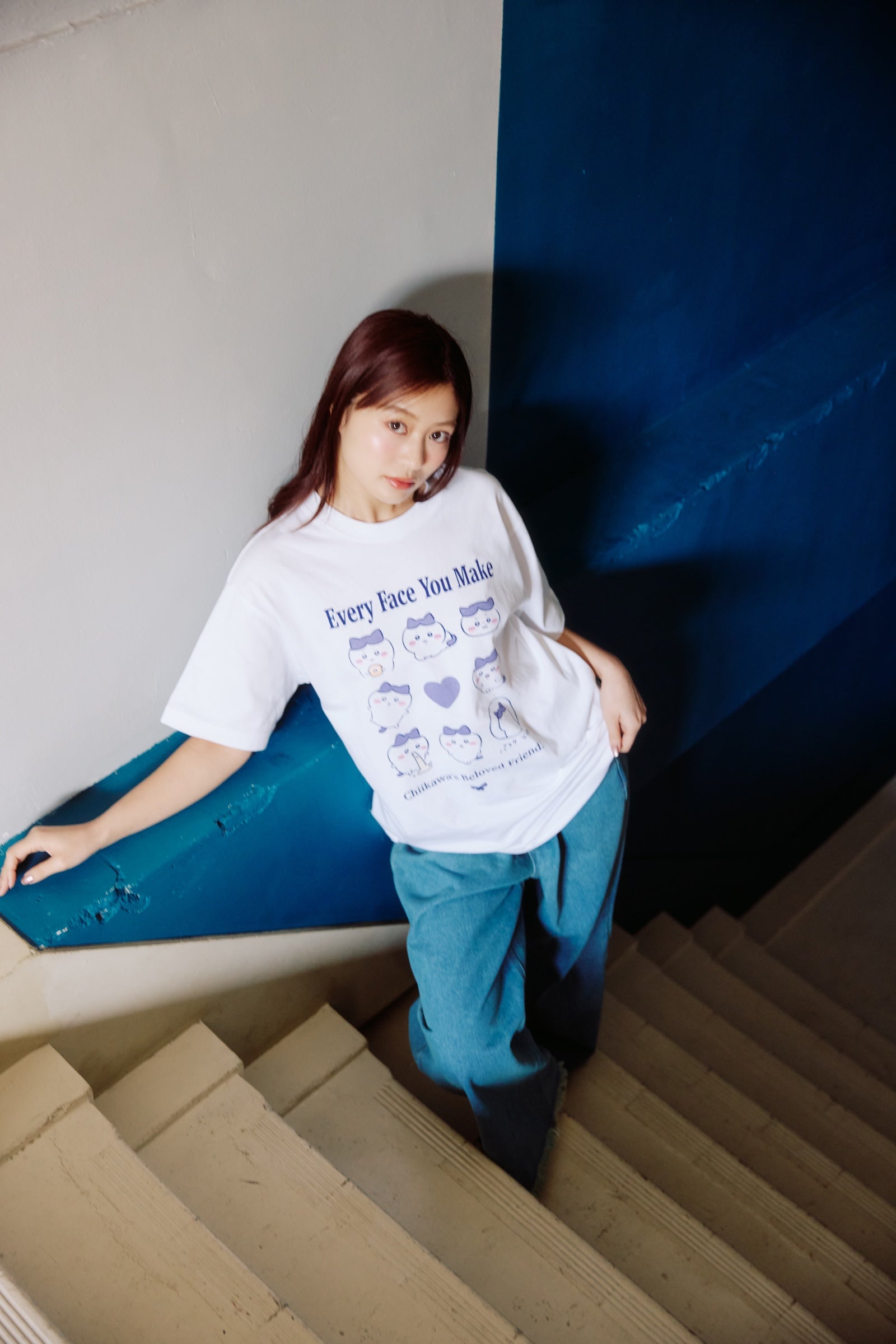 ちいかわ Tシャツ ハチワレシリーズ ホワイト