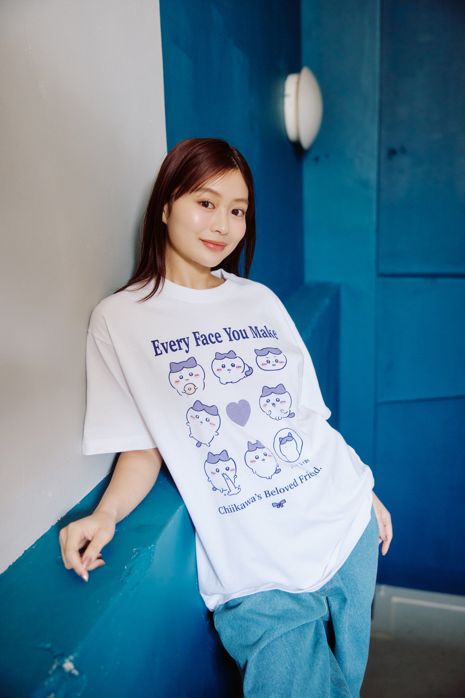 ちいかわ Tシャツ ハチワレシリーズ ホワイト