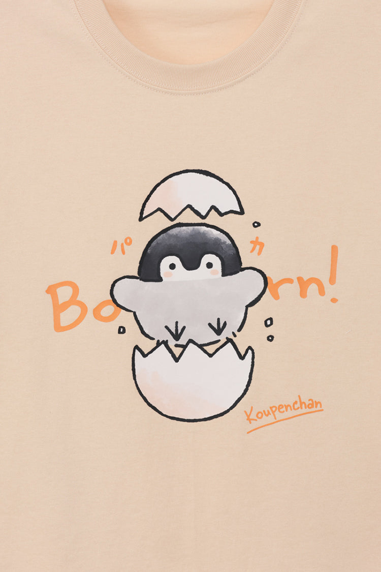 コウペンちゃん Tシャツ BORN ナチュラル