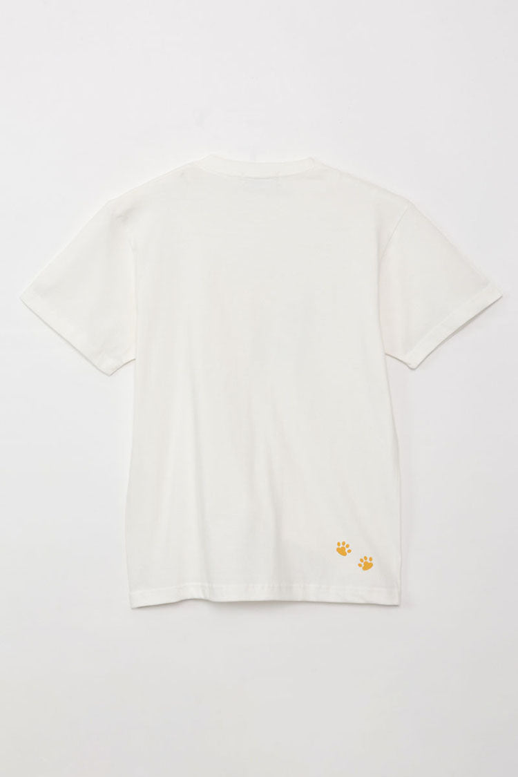 mofusand Tシャツ はち バニラホワイト