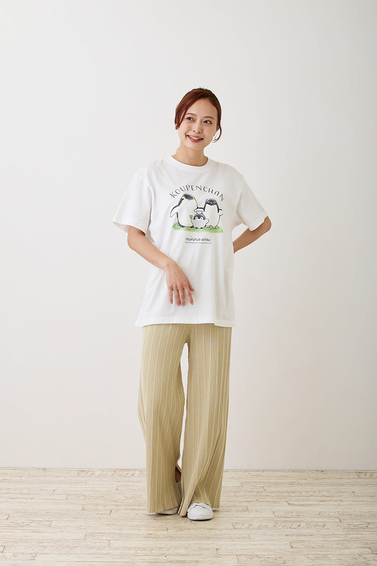 コウペンちゃん Tシャツ みんなえらい ホワイト