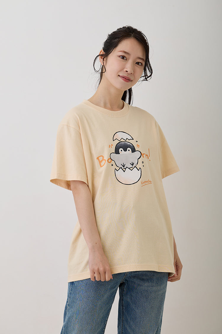 コウペンちゃん Tシャツ BORN ナチュラル