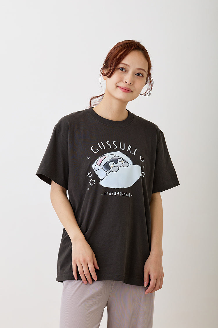 コウペンちゃん Tシャツ ぐっすり スミ